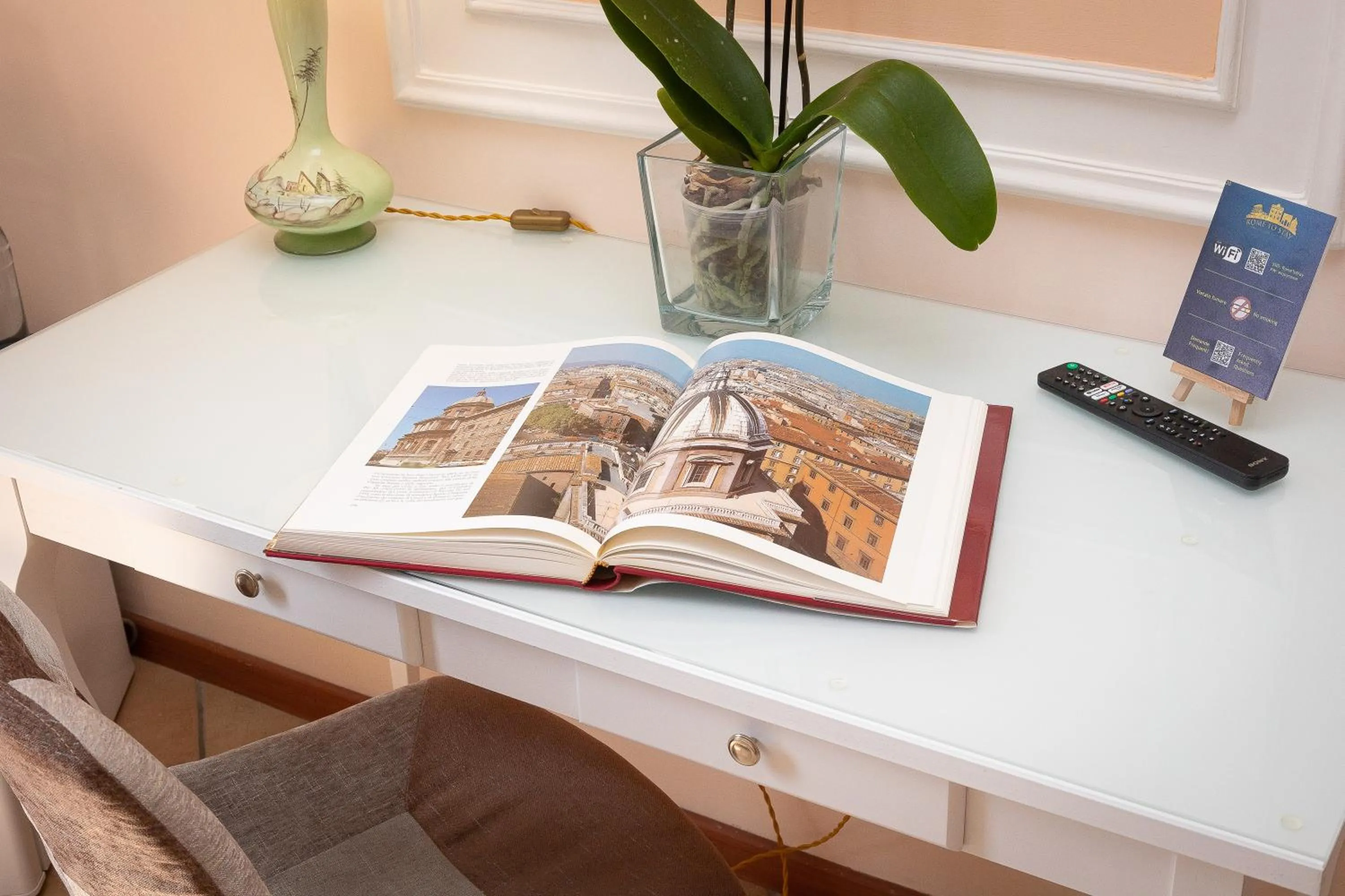 Decorative detail in Rome To Stay