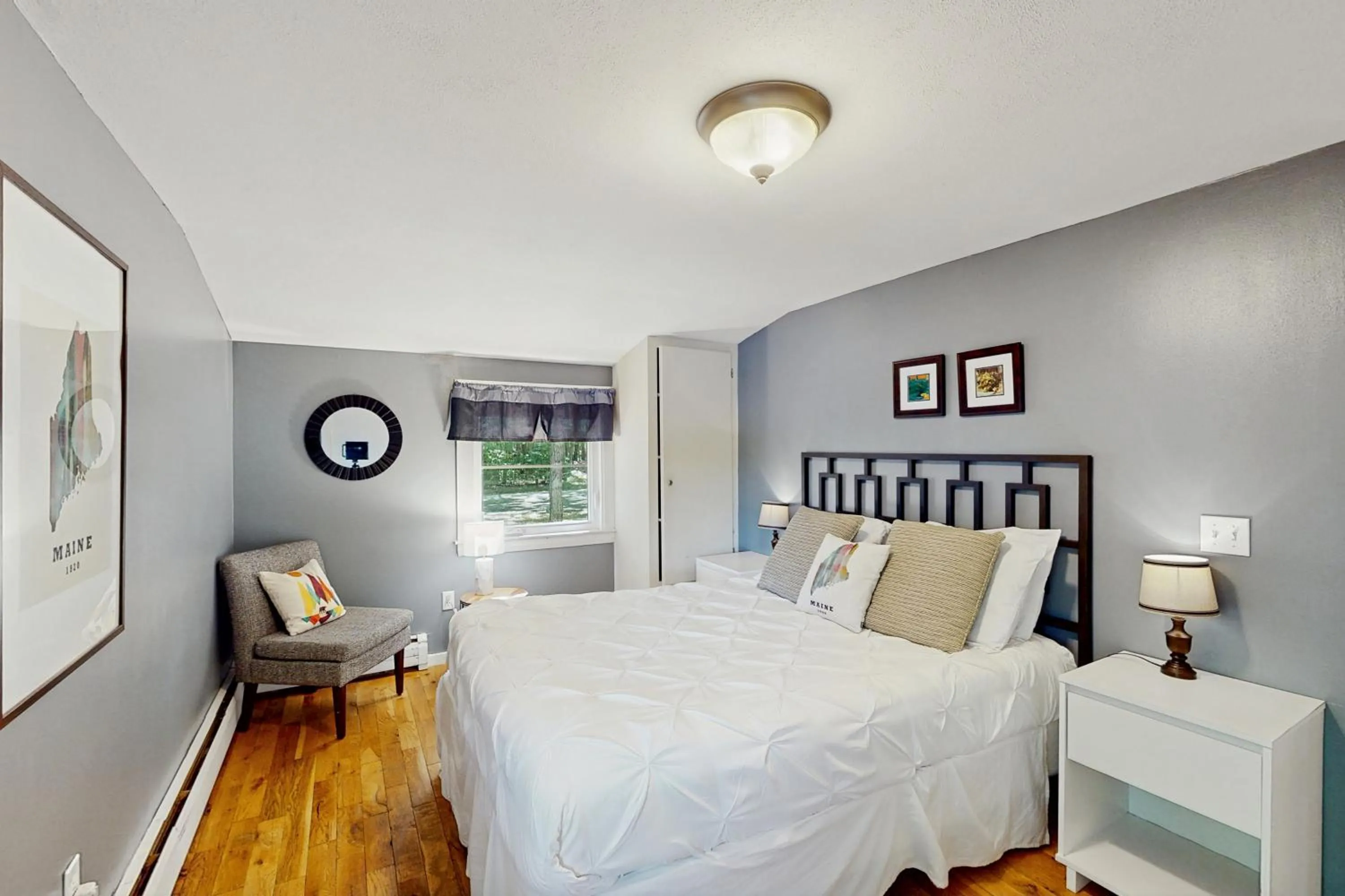 Bed in The Retreat at Little Pond