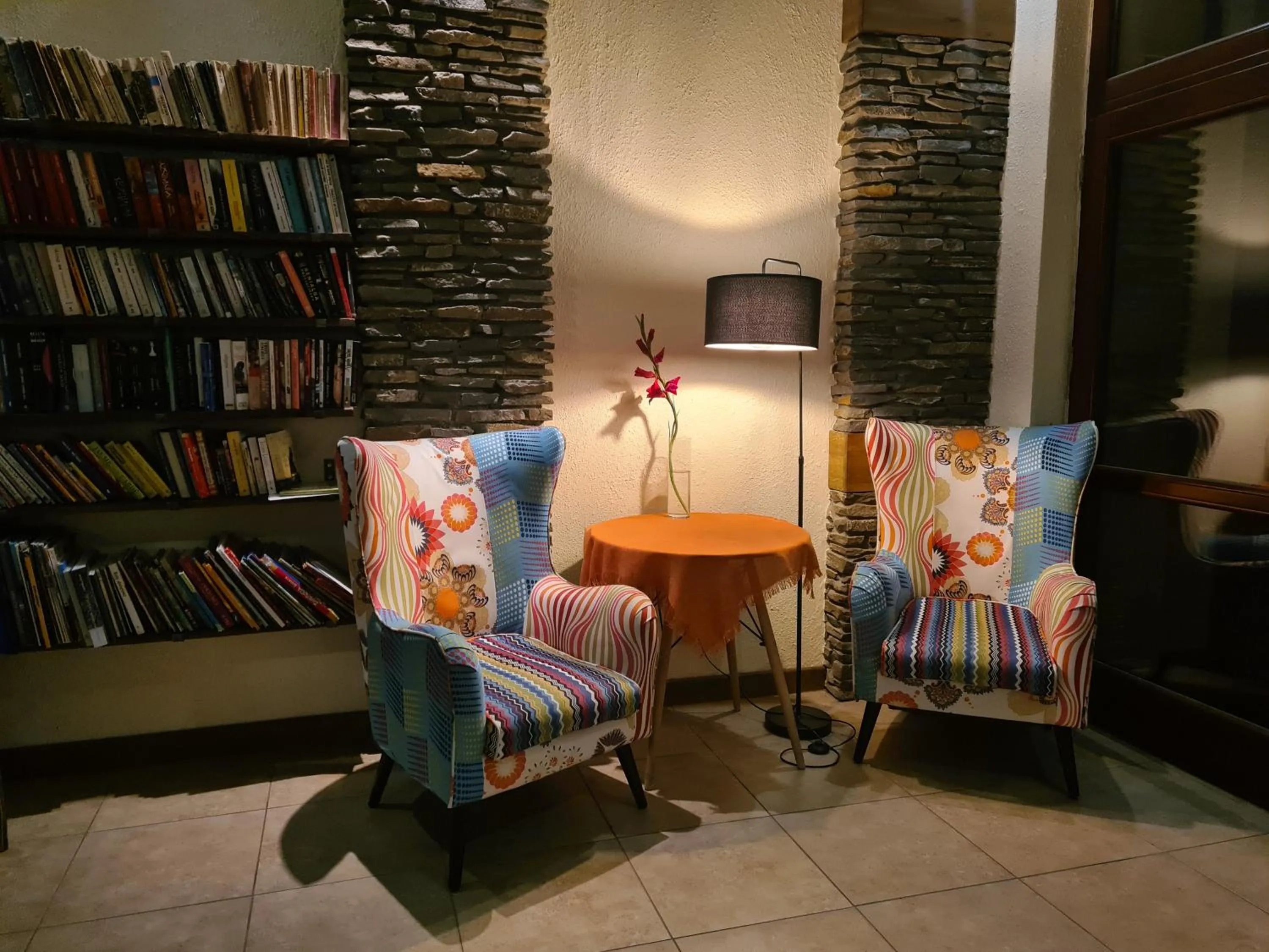 Library in Ski Hotel