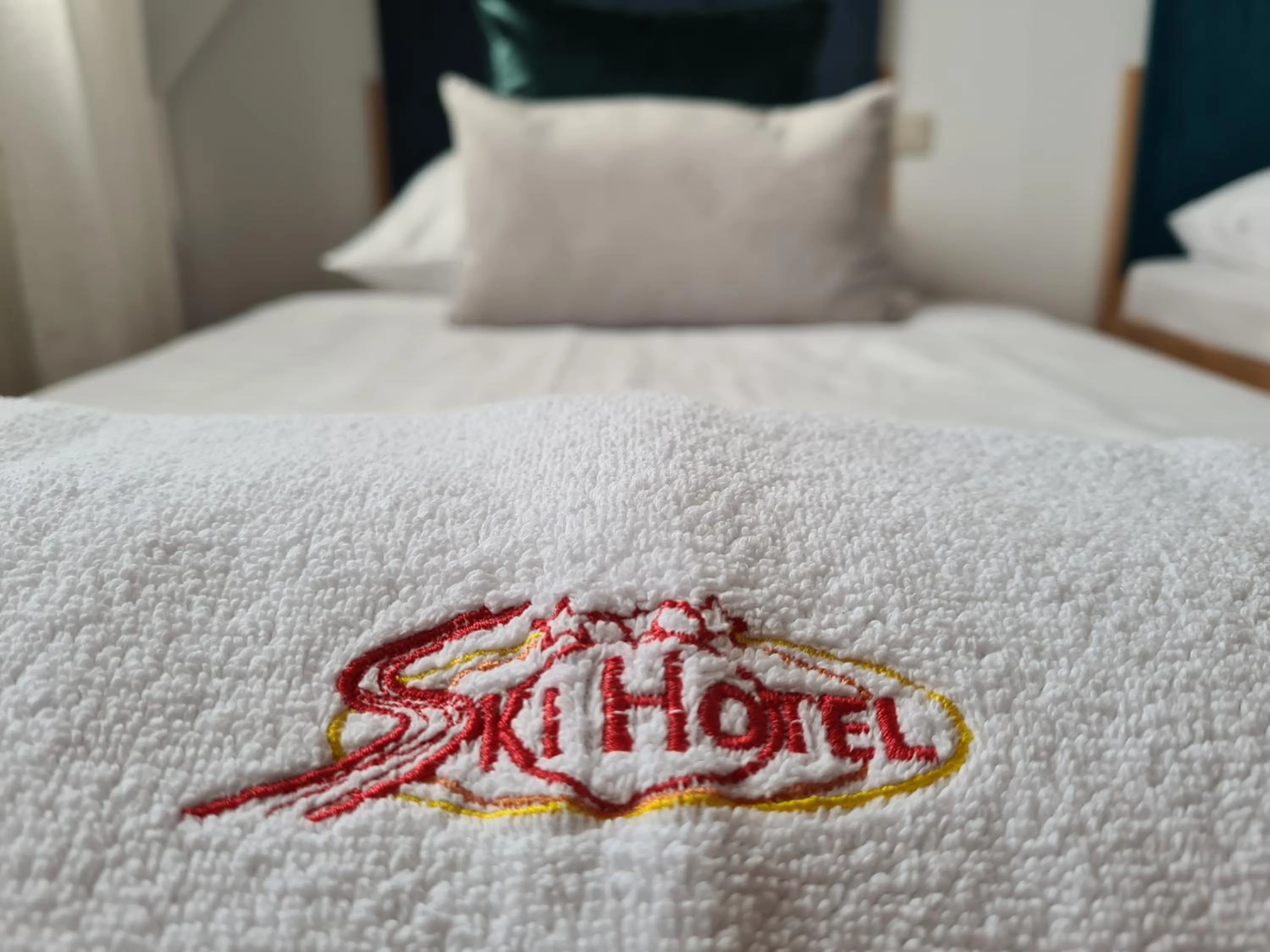 Bed in Ski Hotel