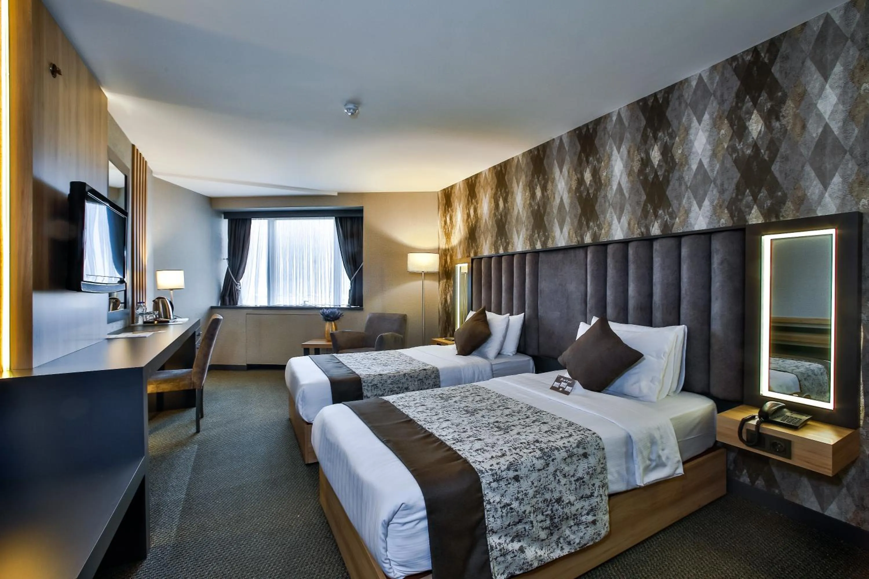 Bed in Hotel Anatolia