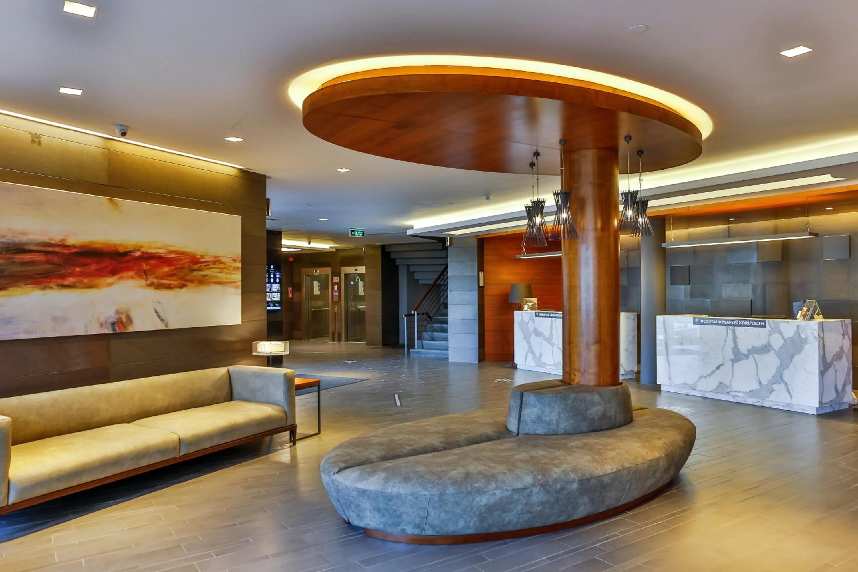 Lobby or reception in Hotel Anatolia