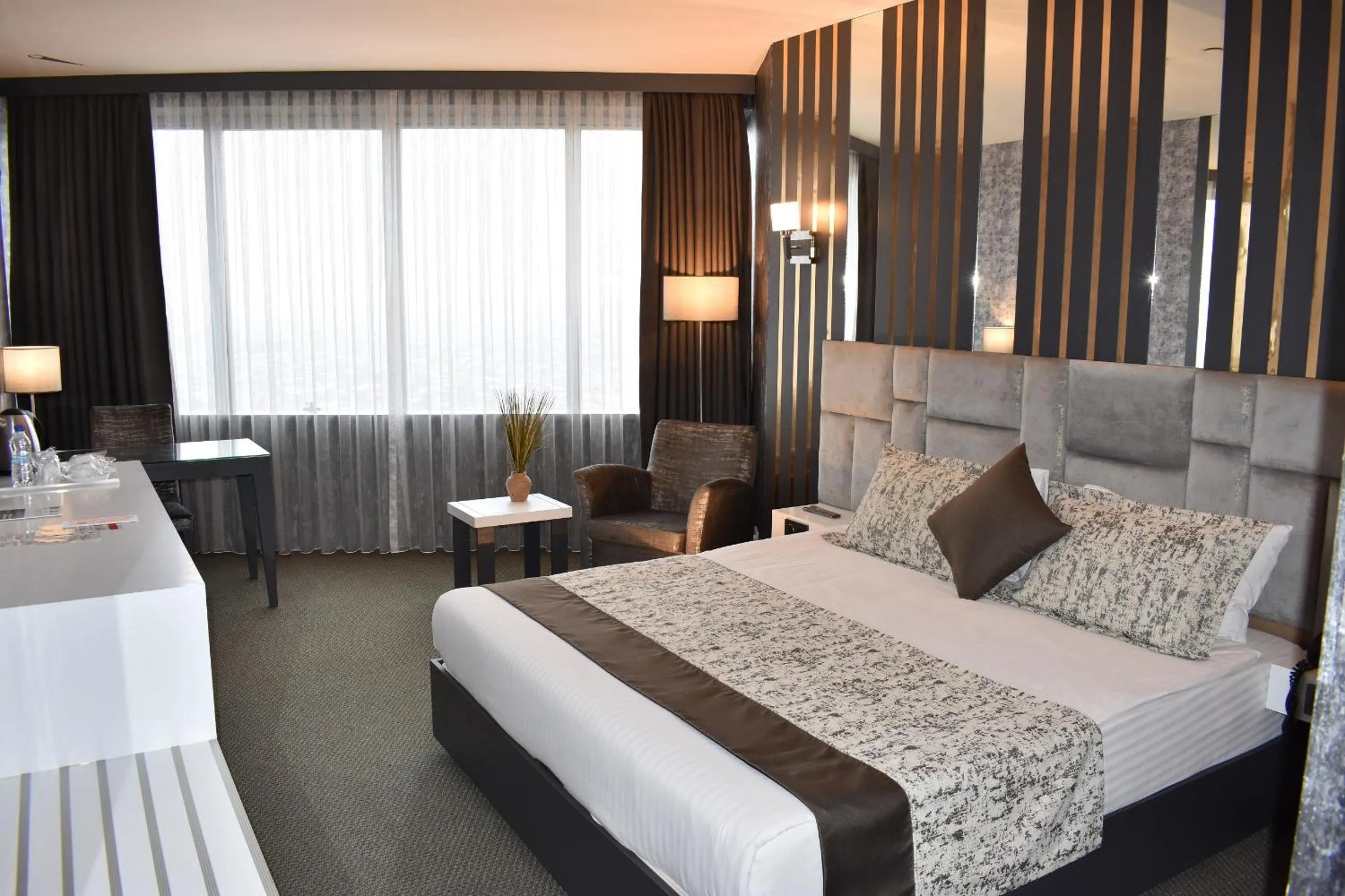 Bed in Hotel Anatolia