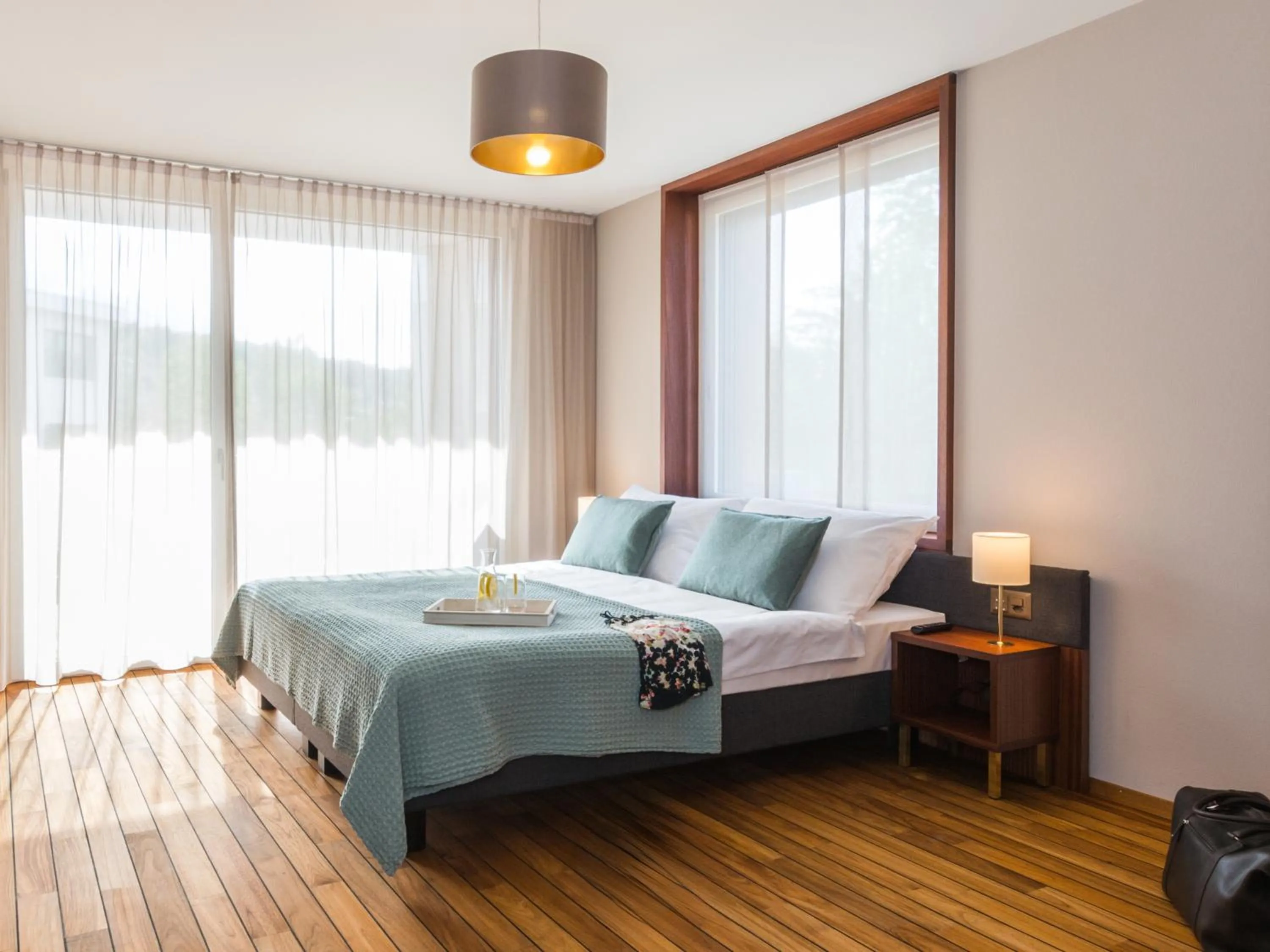 Bedroom, Bed in Deltapark Vitalresort****