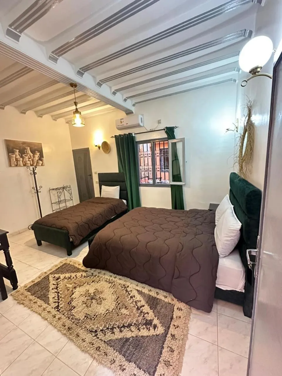 Bed in Hôtel Zaghro