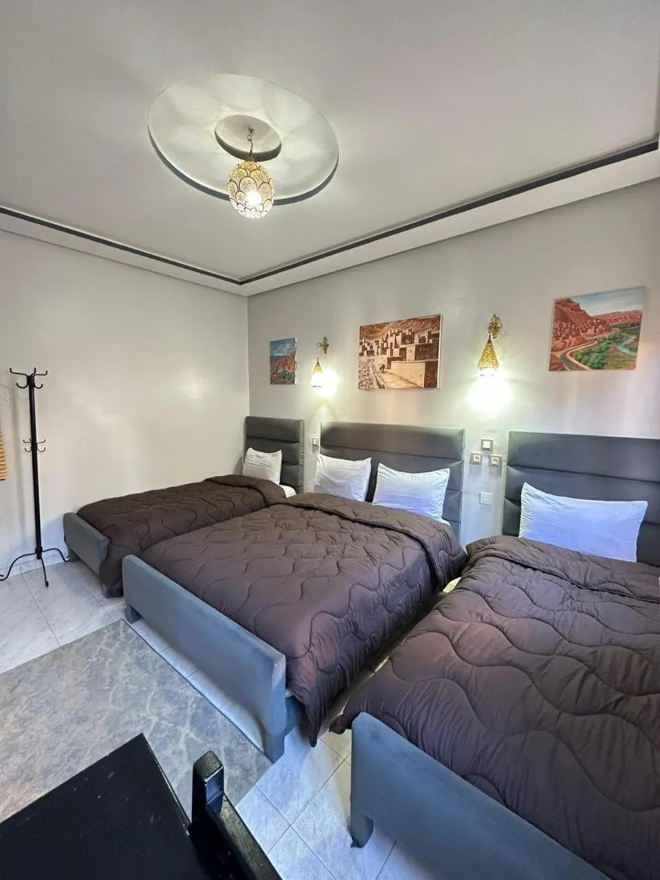 Bed in Hôtel Zaghro