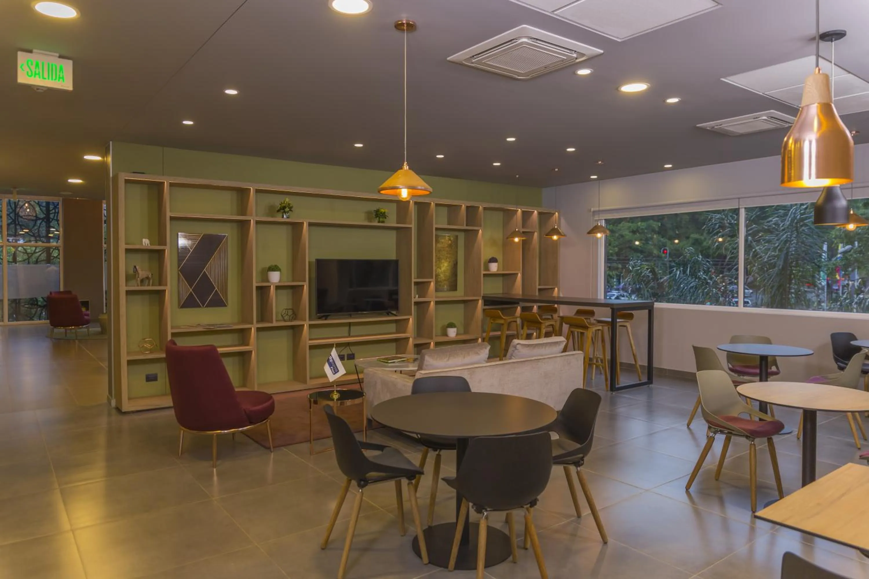 Seating area in City Express Plus by Marriott Medellín Colombia