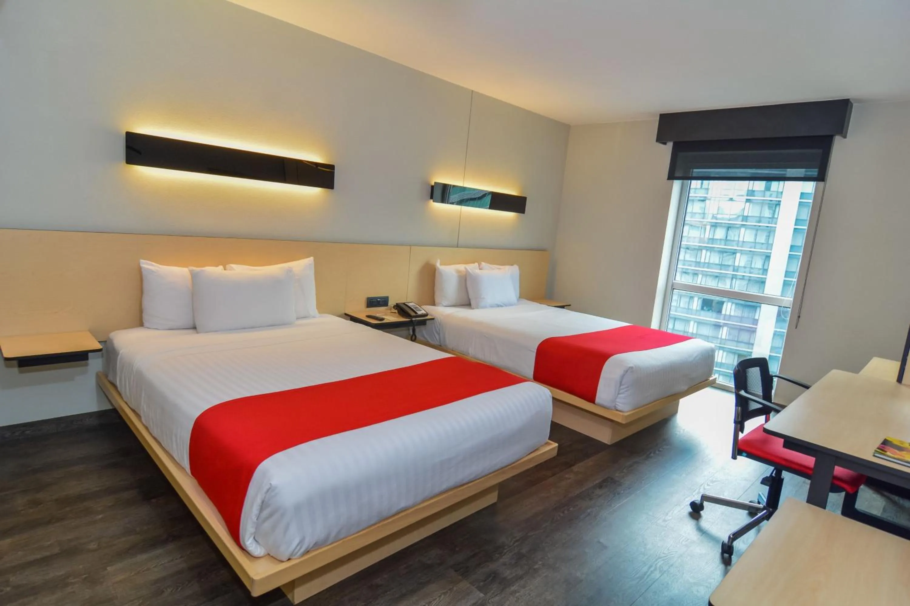 Bedroom, Bed in City Express Plus by Marriott Medellín Colombia