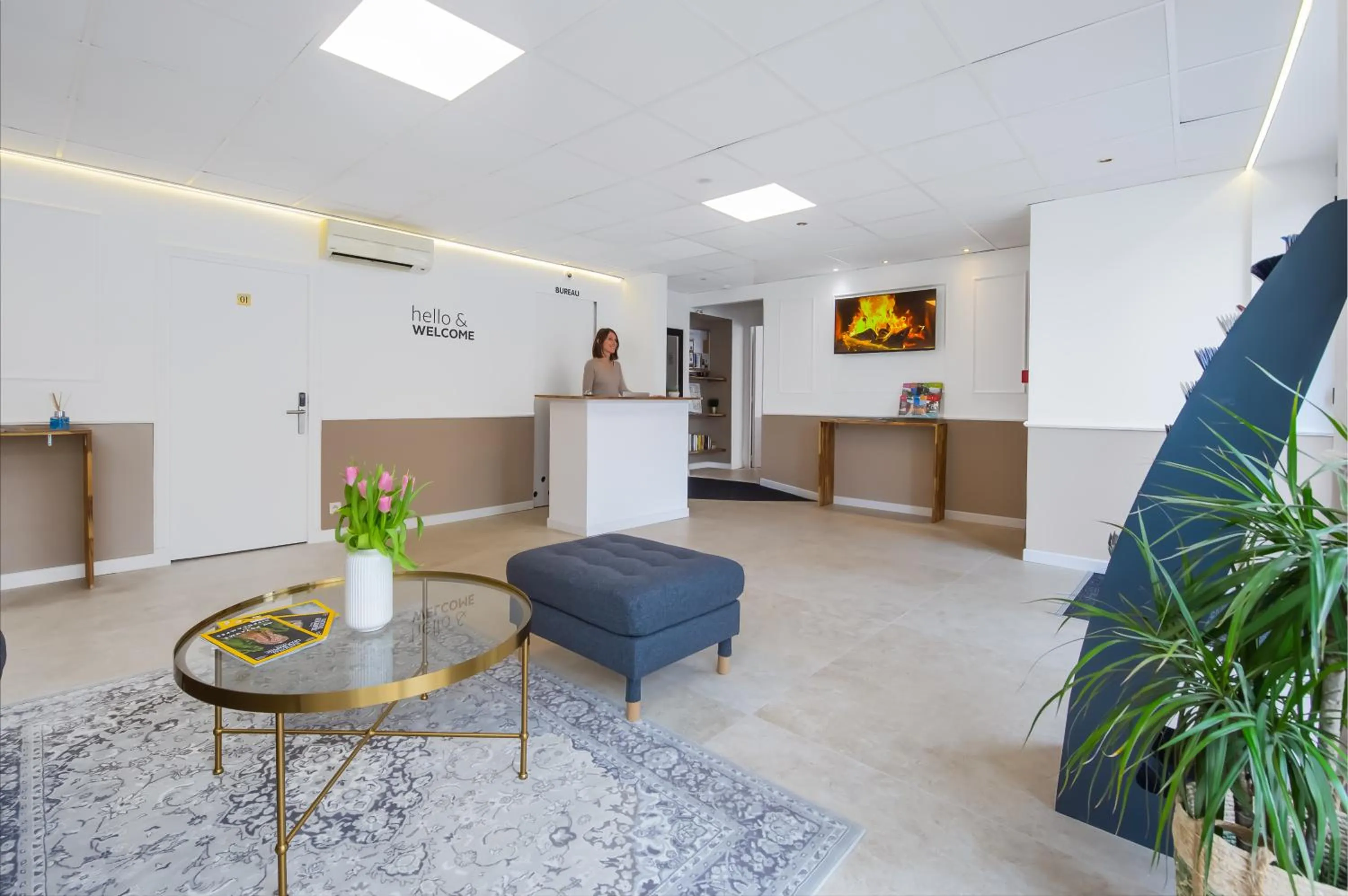 Lobby or reception in Hotel Parisien