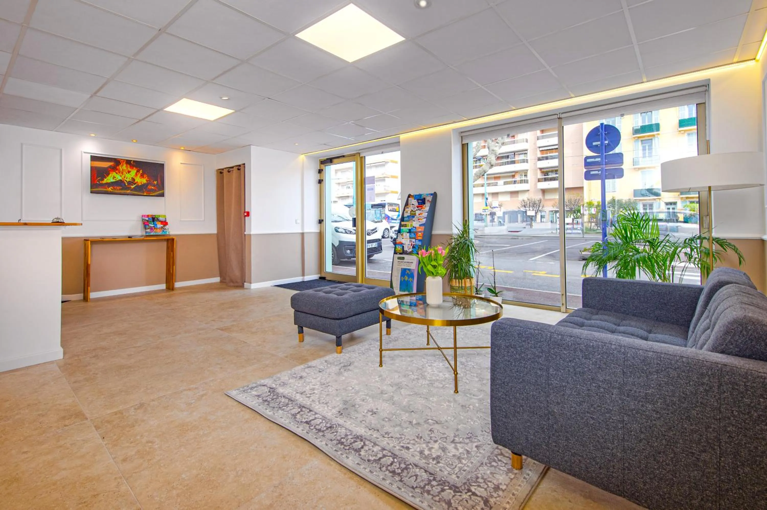 Lobby or reception in Hotel Parisien