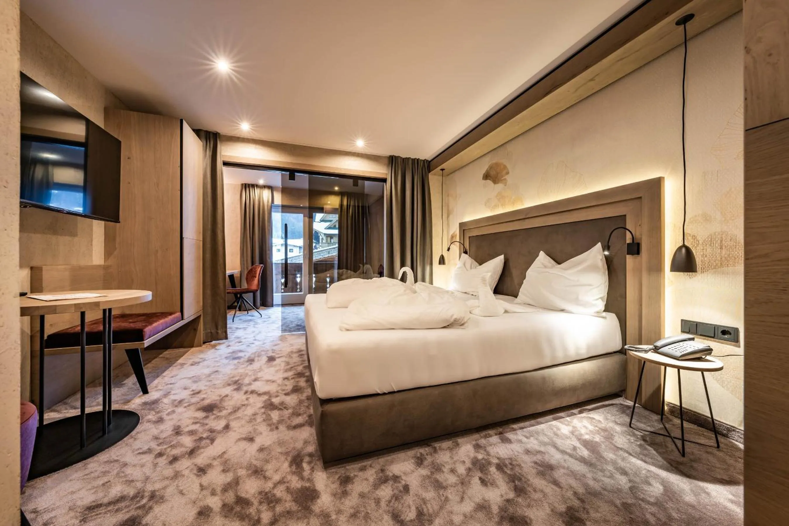 Bed in Hotel Gasthof Brücke