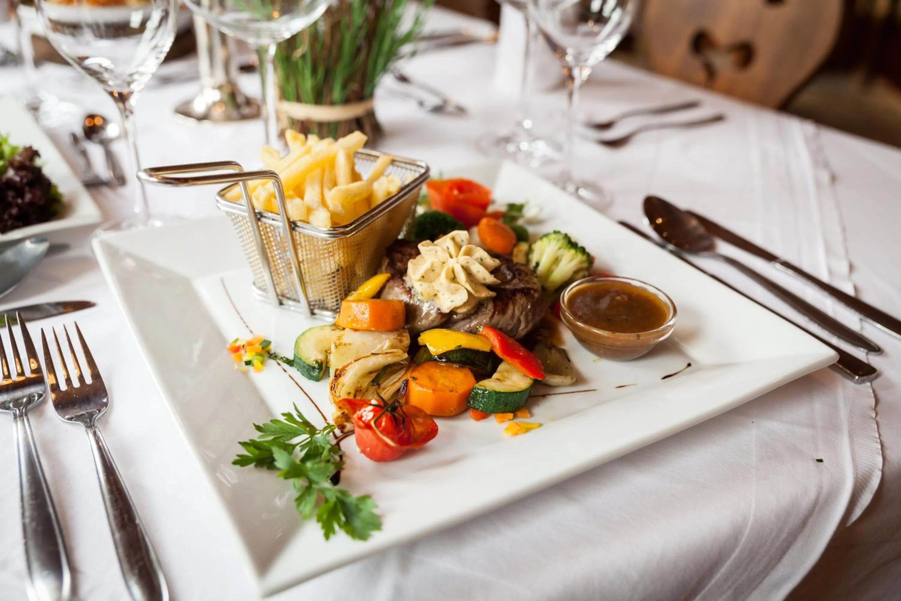 Food close-up in Hotel Gasthof Brücke
