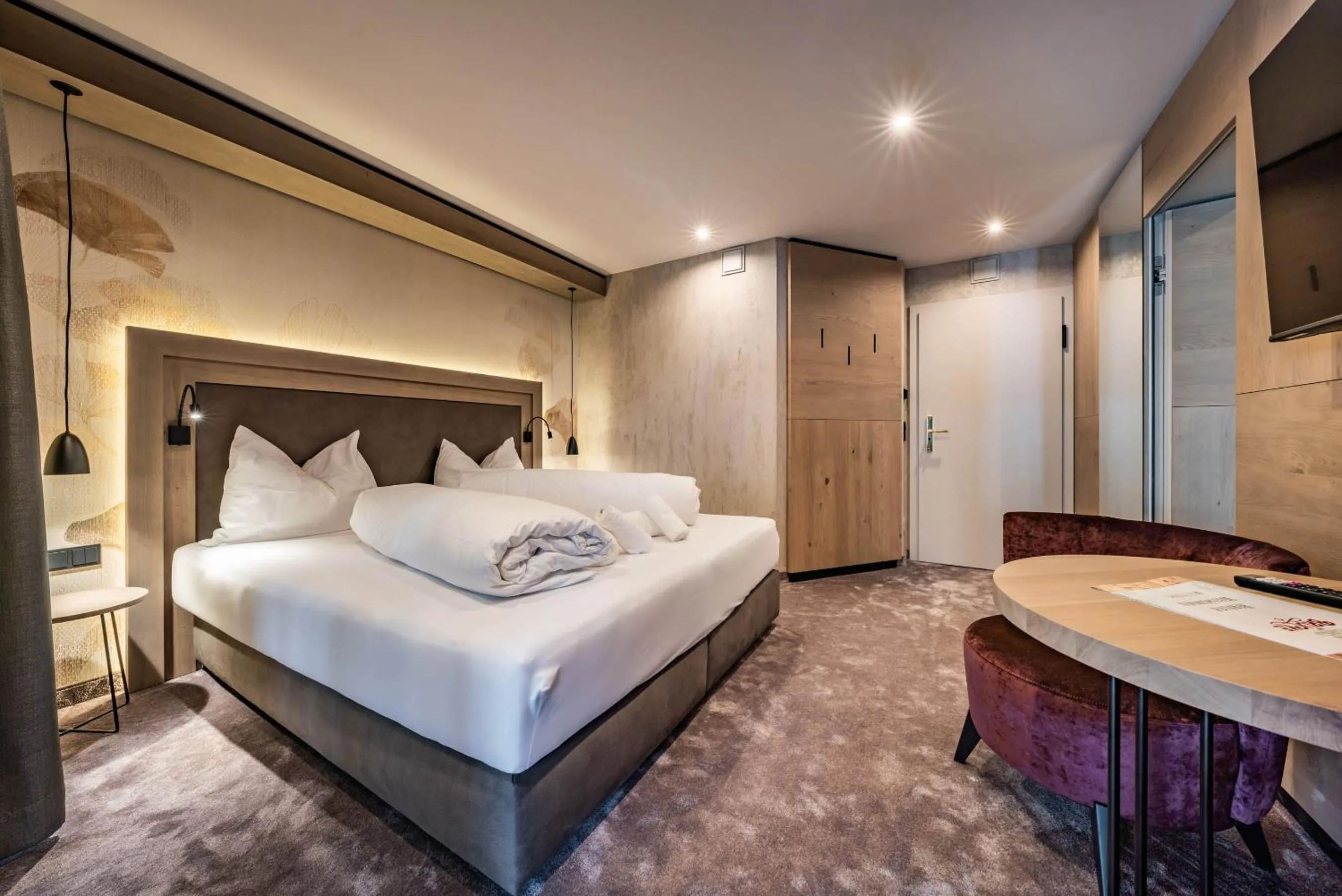 Bed in Hotel Gasthof Brücke