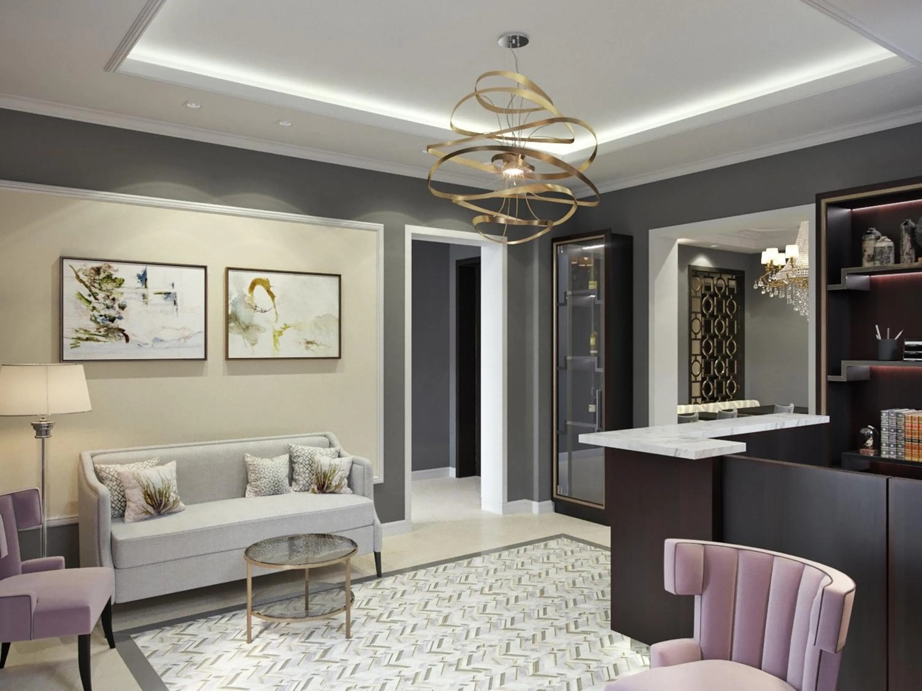 Lobby or reception in Arena an der Friedberger Warte