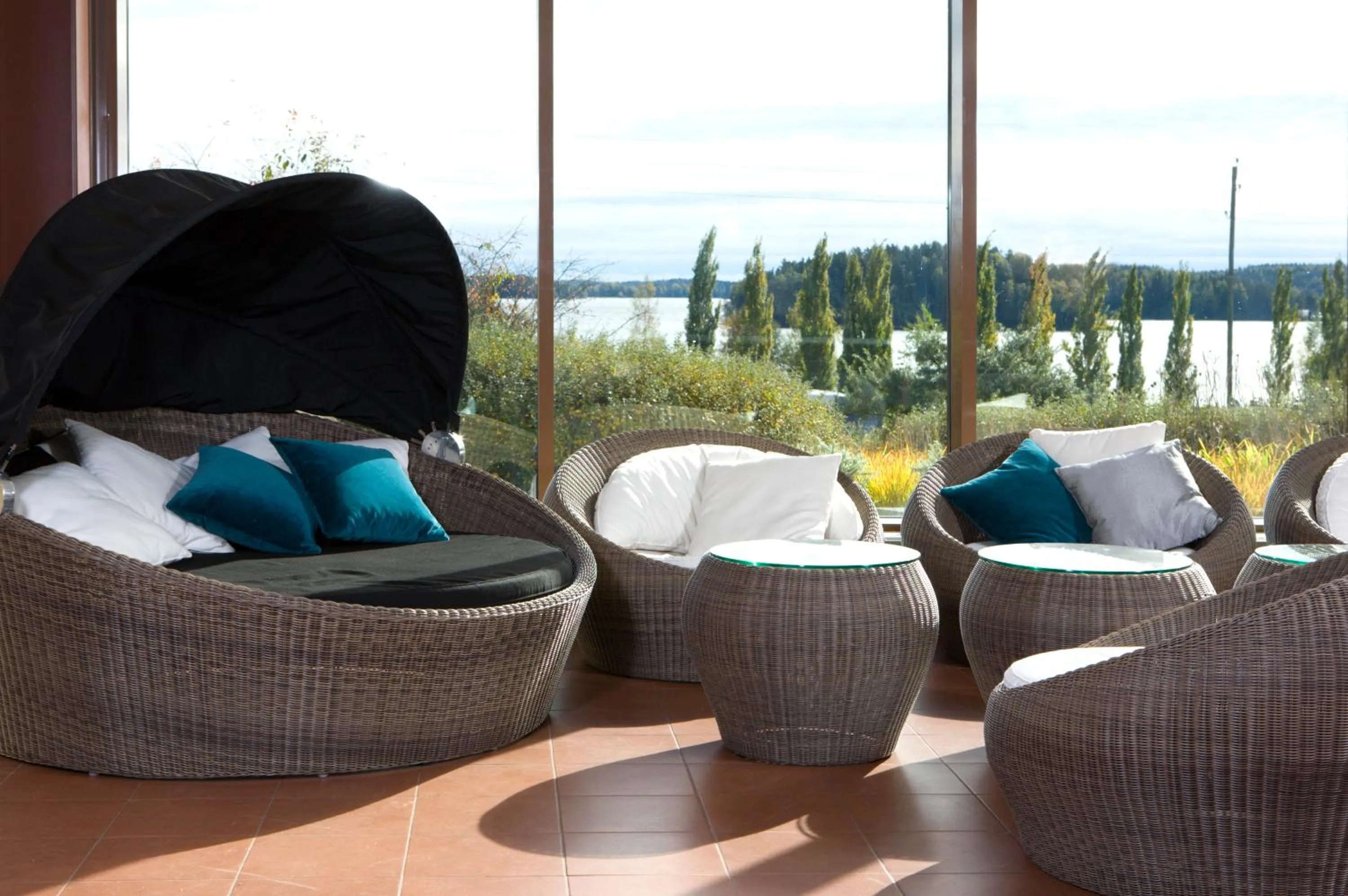 Communal lounge/ TV room in Lohja Spa & Resort