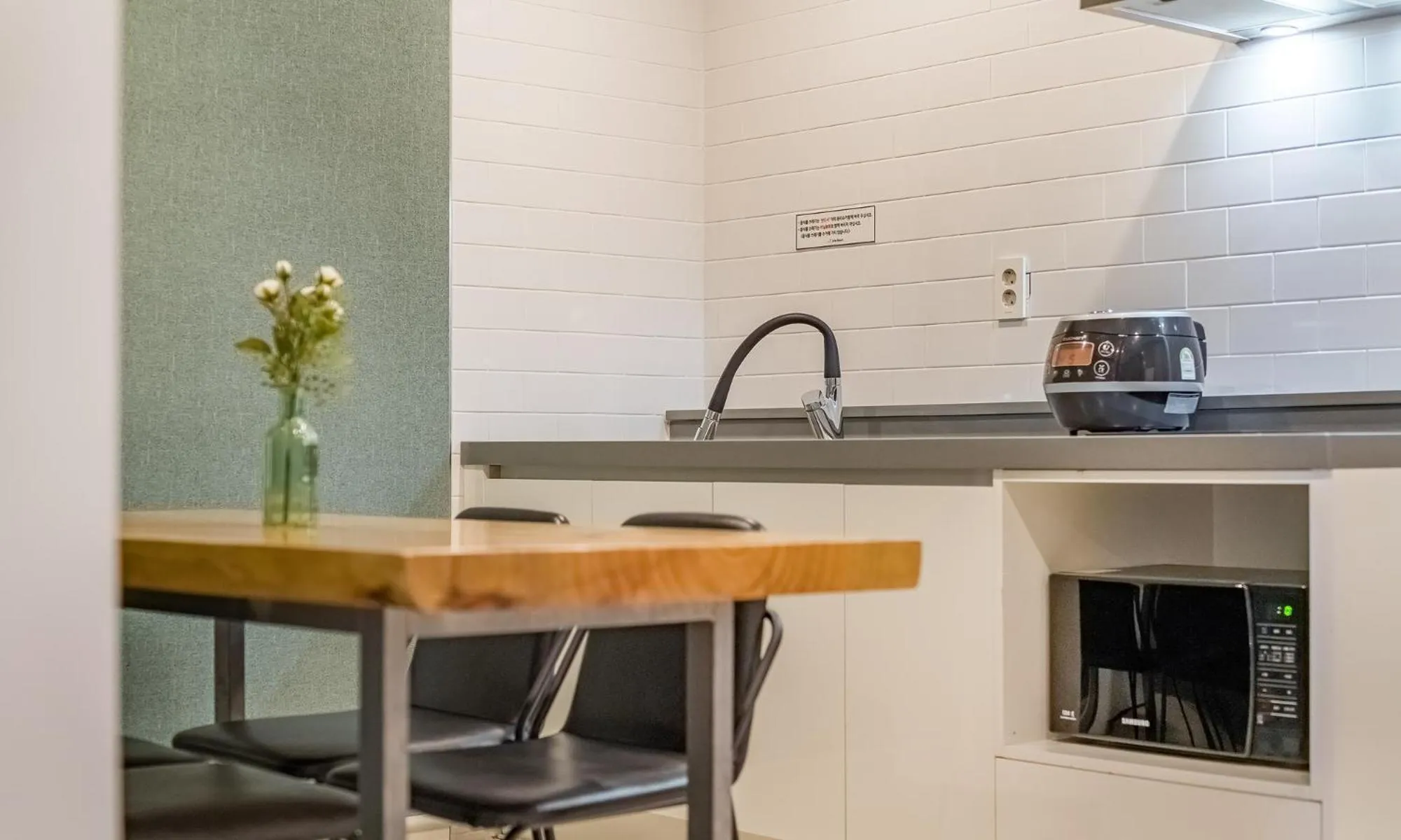 Kitchen or kitchenette in Arte Resort Spa & Pool Villa