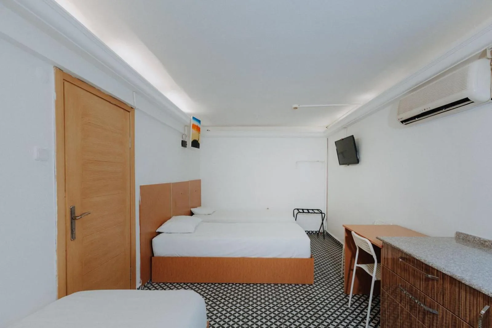 Bed in Deniz Pansiyon