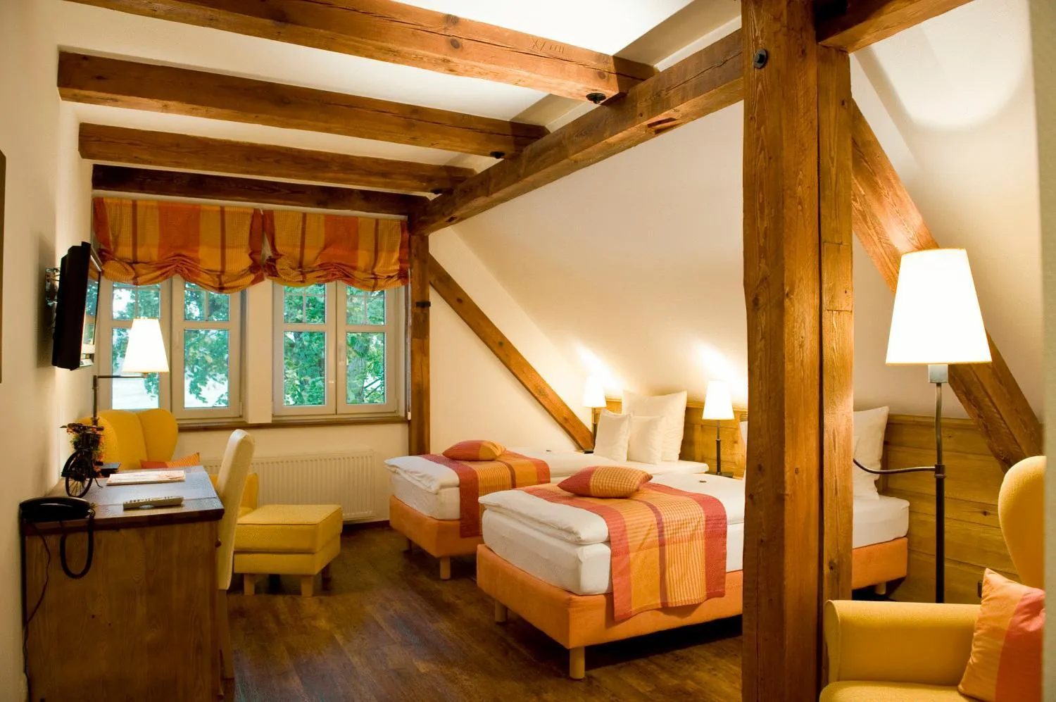 Photo of the whole room, Bed in Golfpark Strelasund