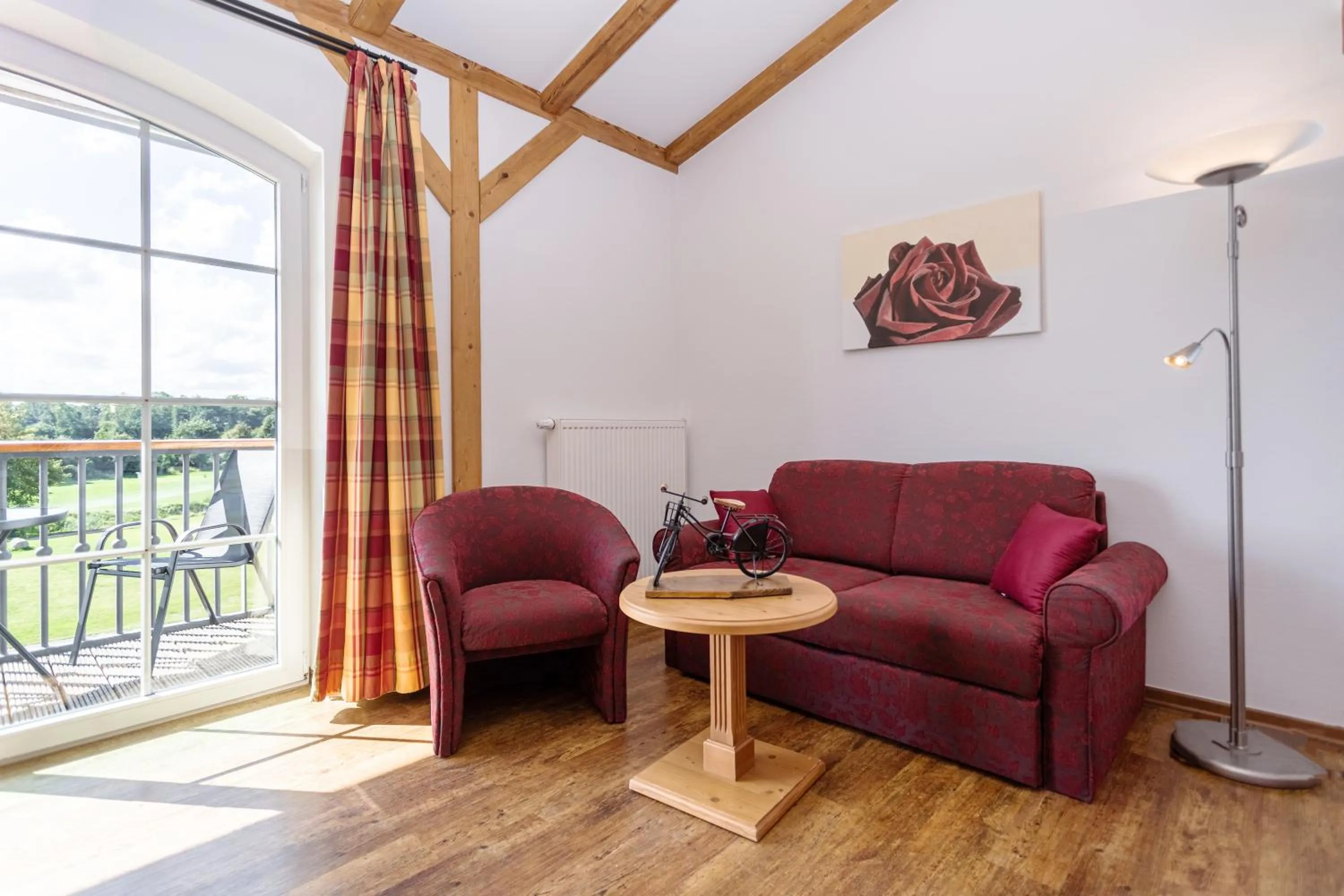 Seating area in Golfpark Strelasund