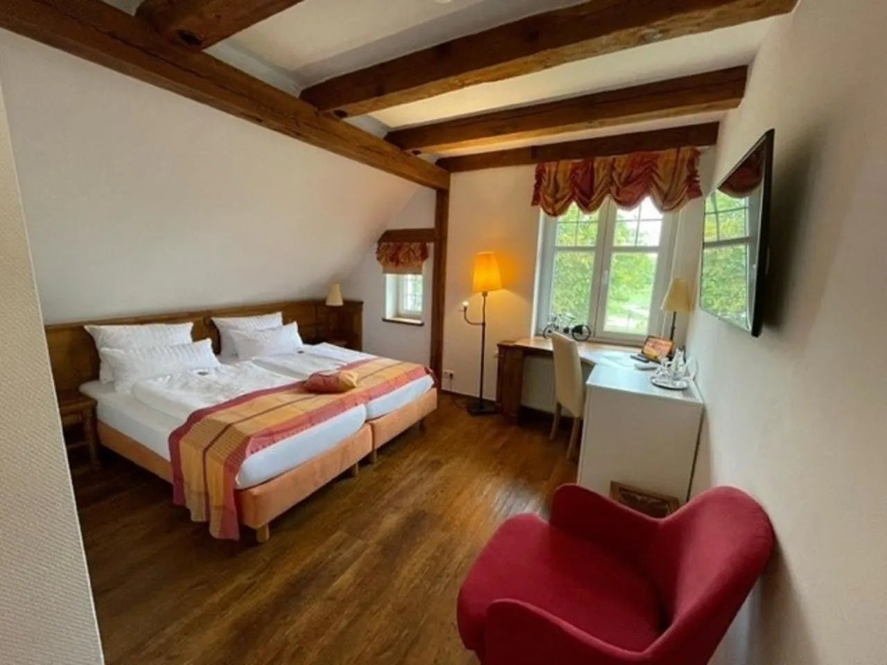 Photo of the whole room, Bed in Golfpark Strelasund
