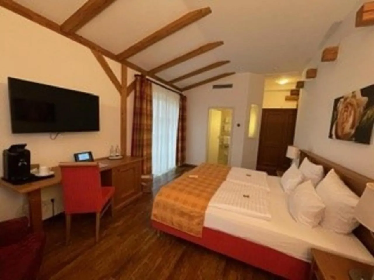 Photo of the whole room, Bed in Golfpark Strelasund