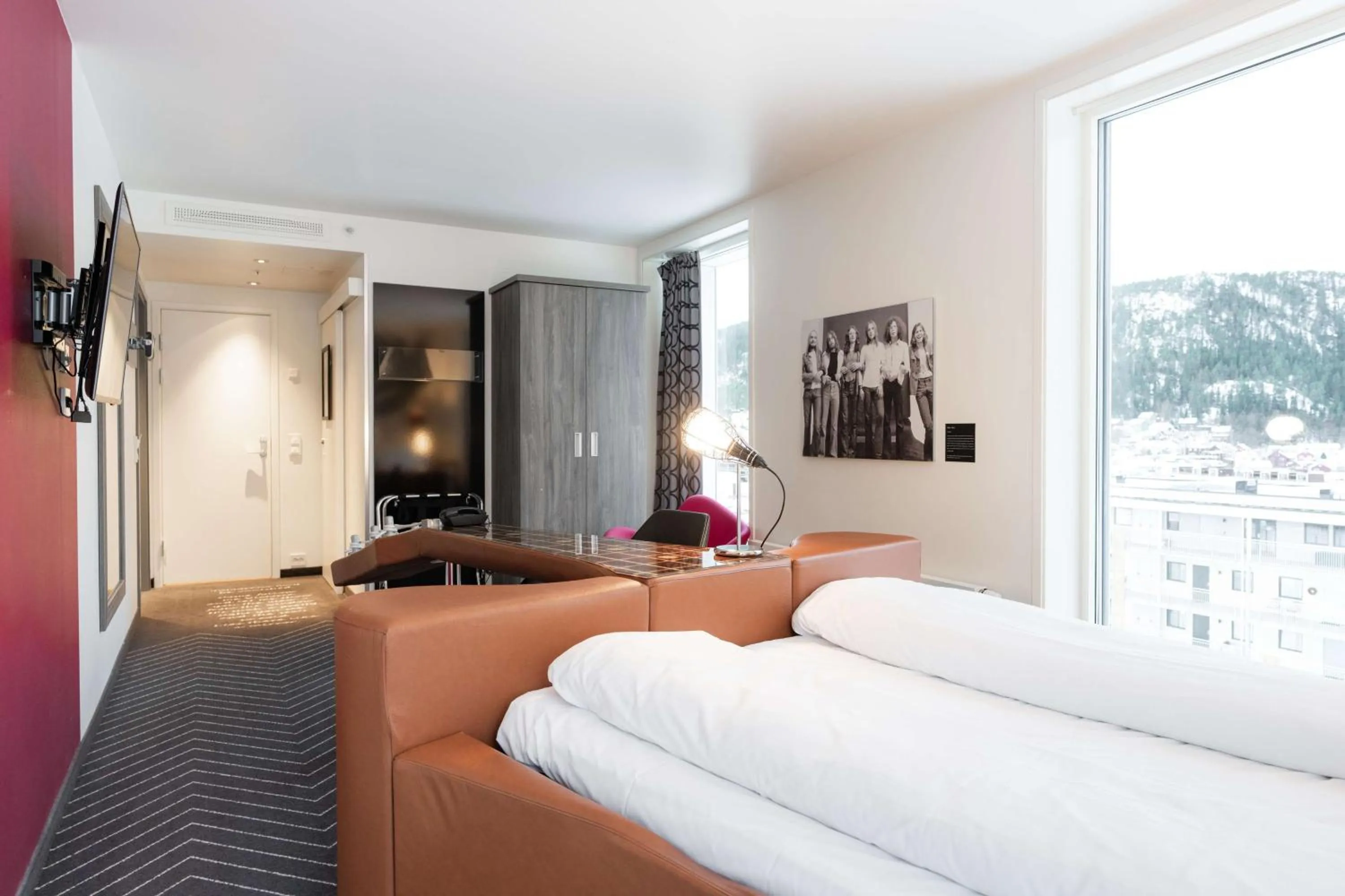 Bedroom, Bed in Scandic Rock City