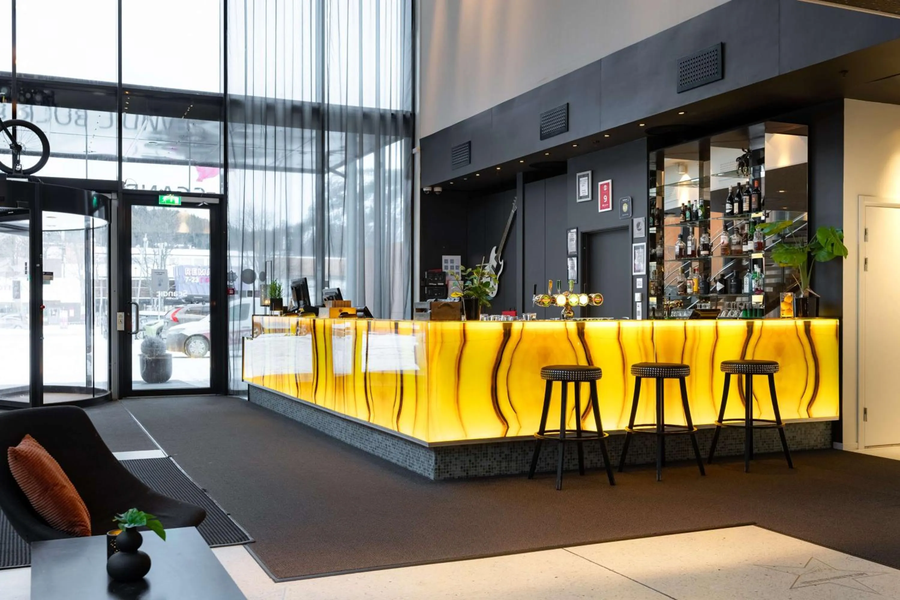 Lobby or reception in Scandic Rock City