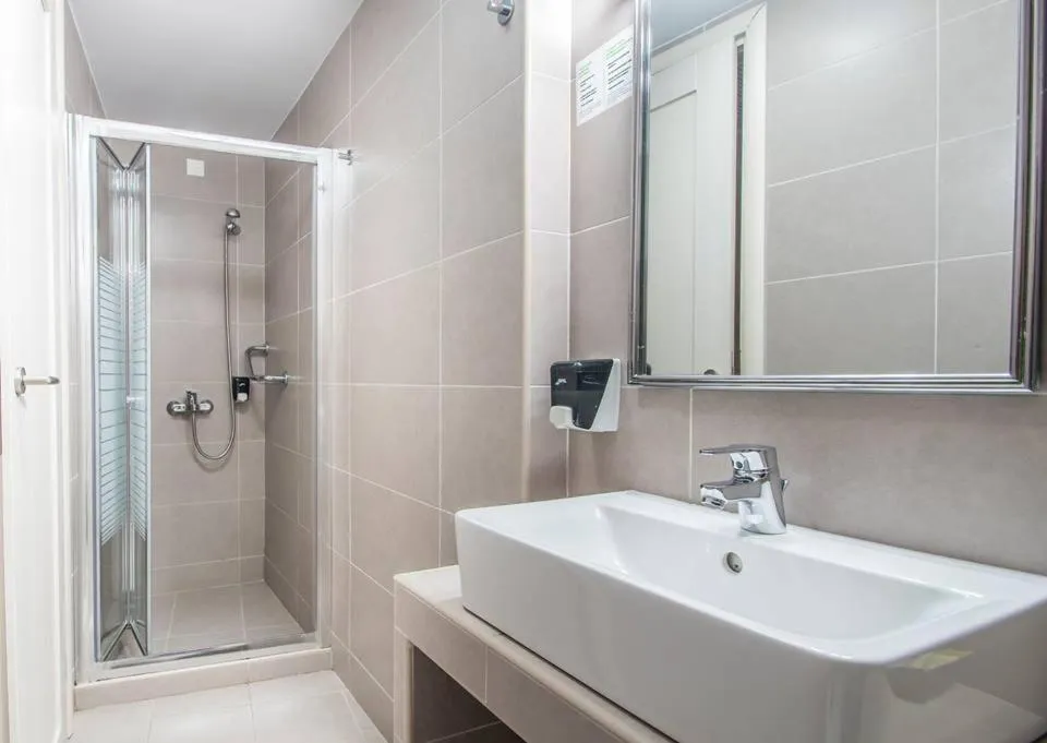 Bathroom in Diogenis Hotel