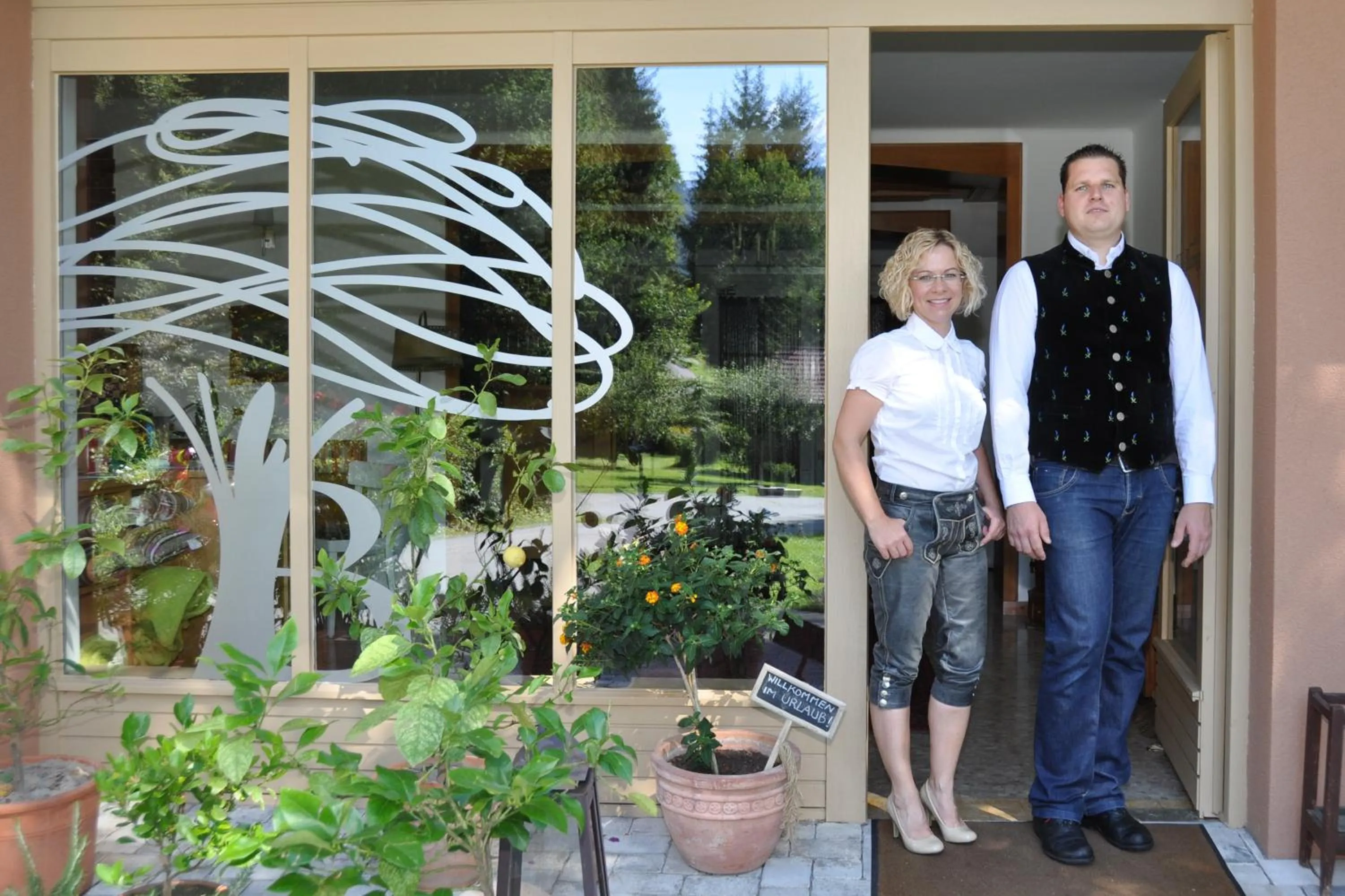 Facade/entrance in Villa Blumegg