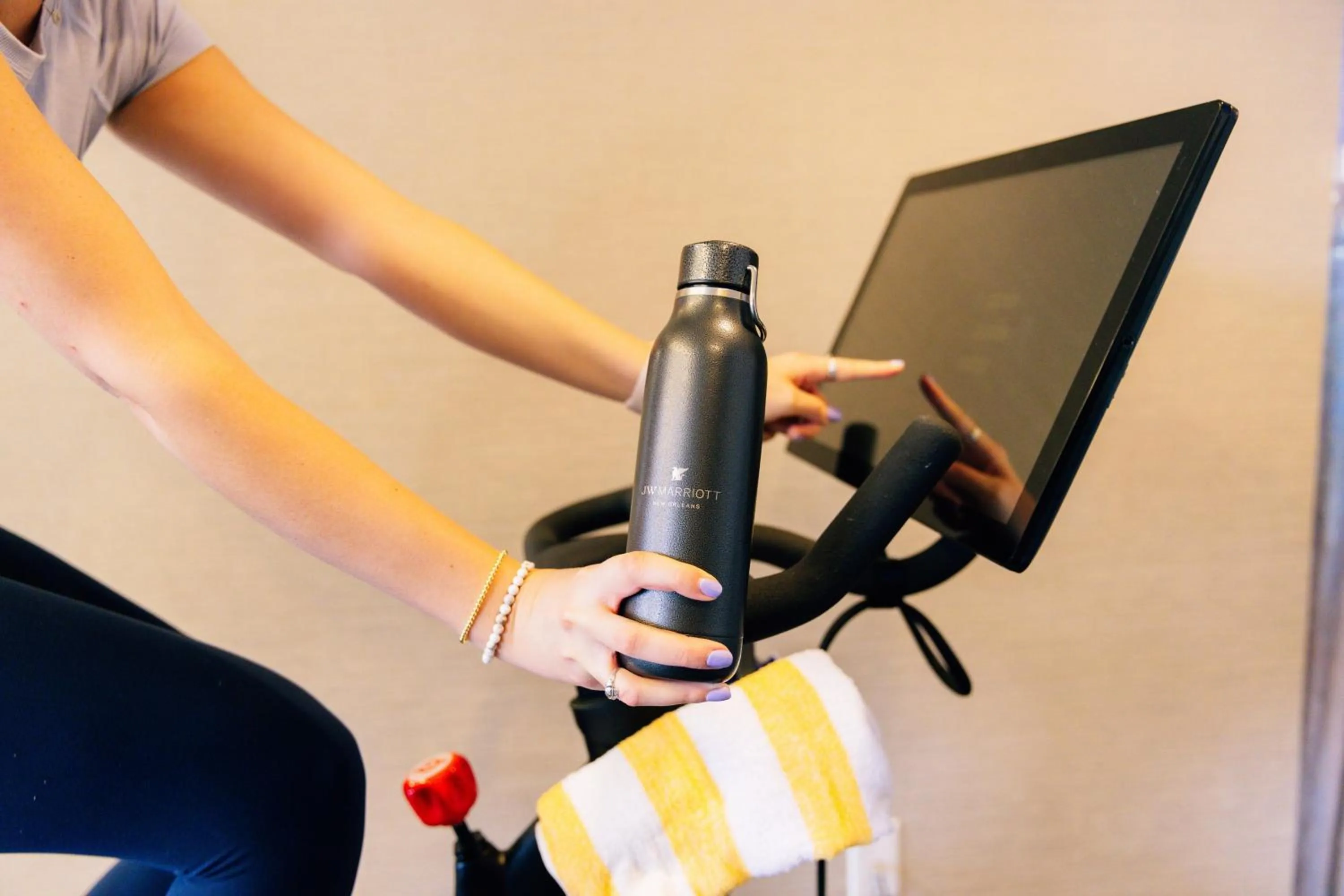 Fitness centre/facilities in JW Marriott New Orleans