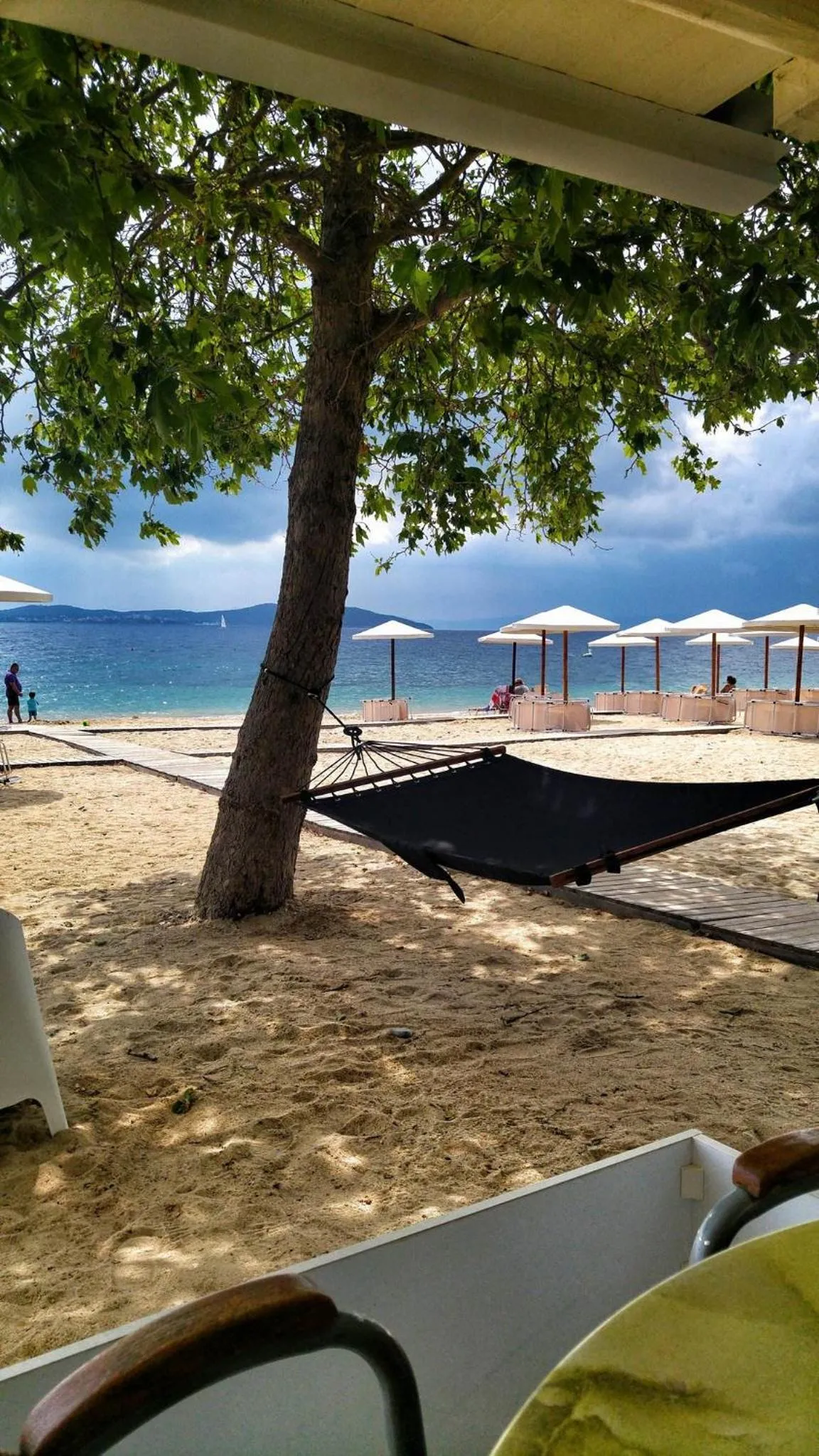 Beach in Akrathos Beach Hotel