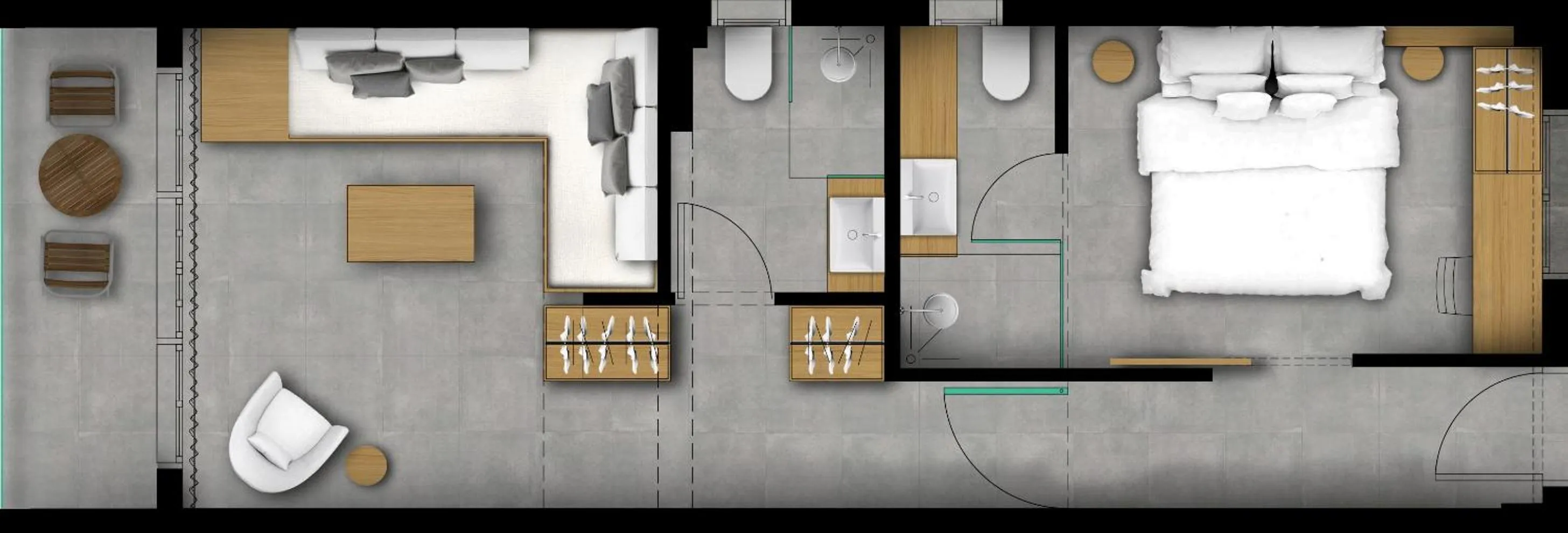 Floor plan in Akrathos Beach Hotel