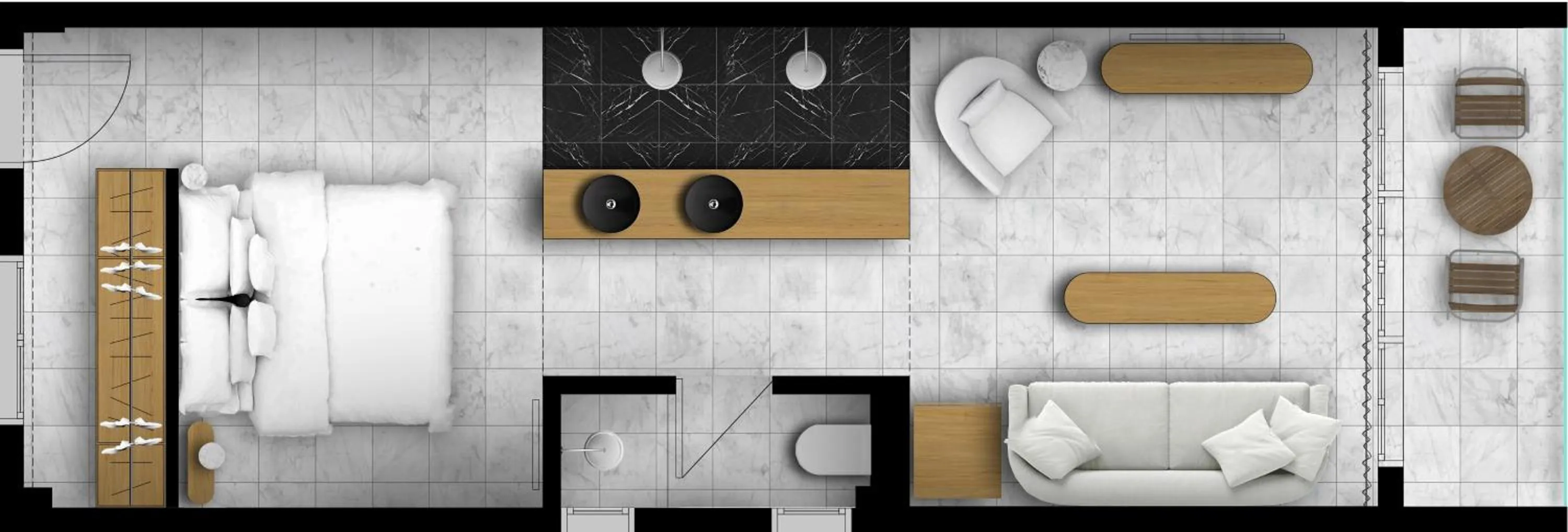 Floor plan in Akrathos Beach Hotel