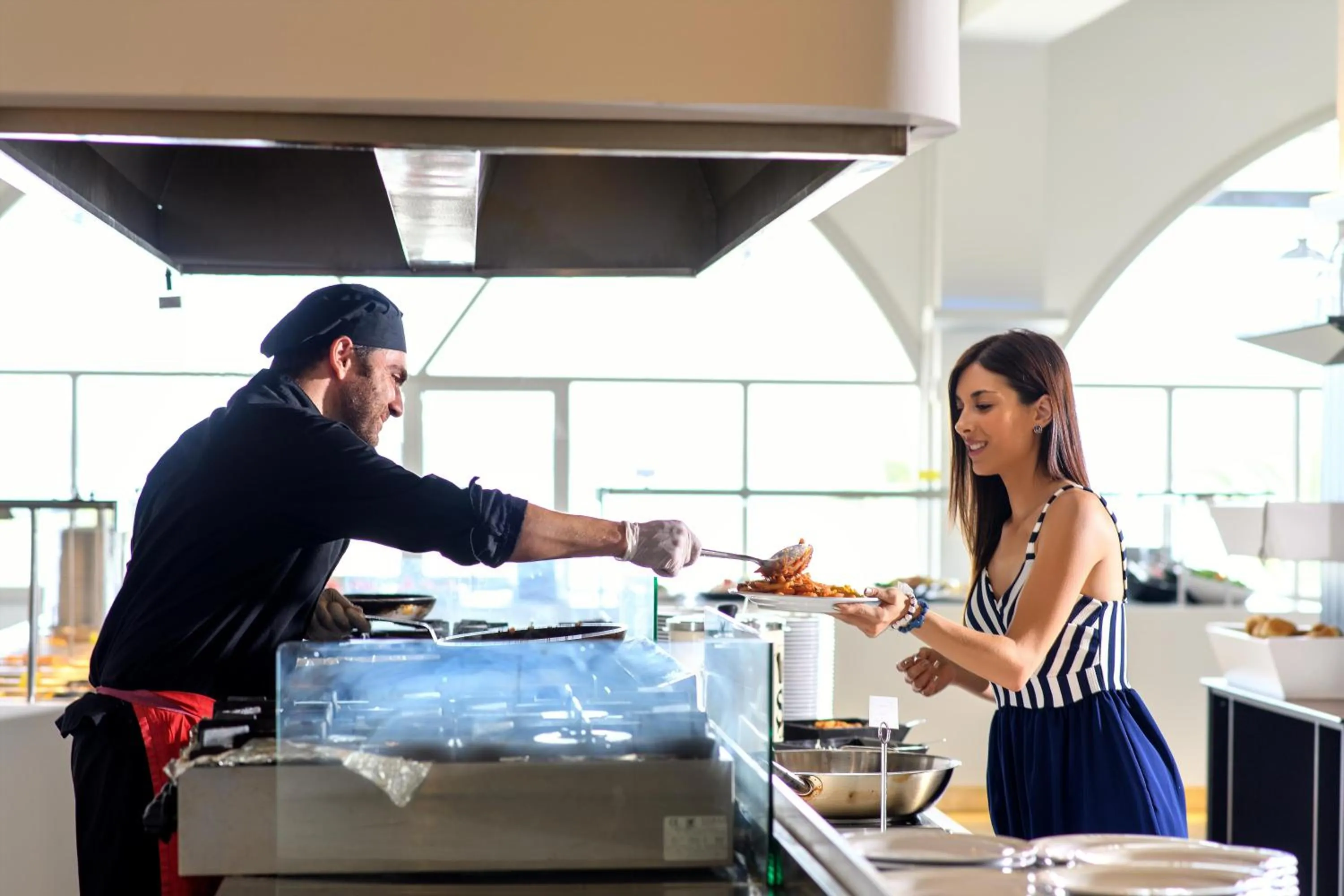 Staff in Akrathos Beach Hotel