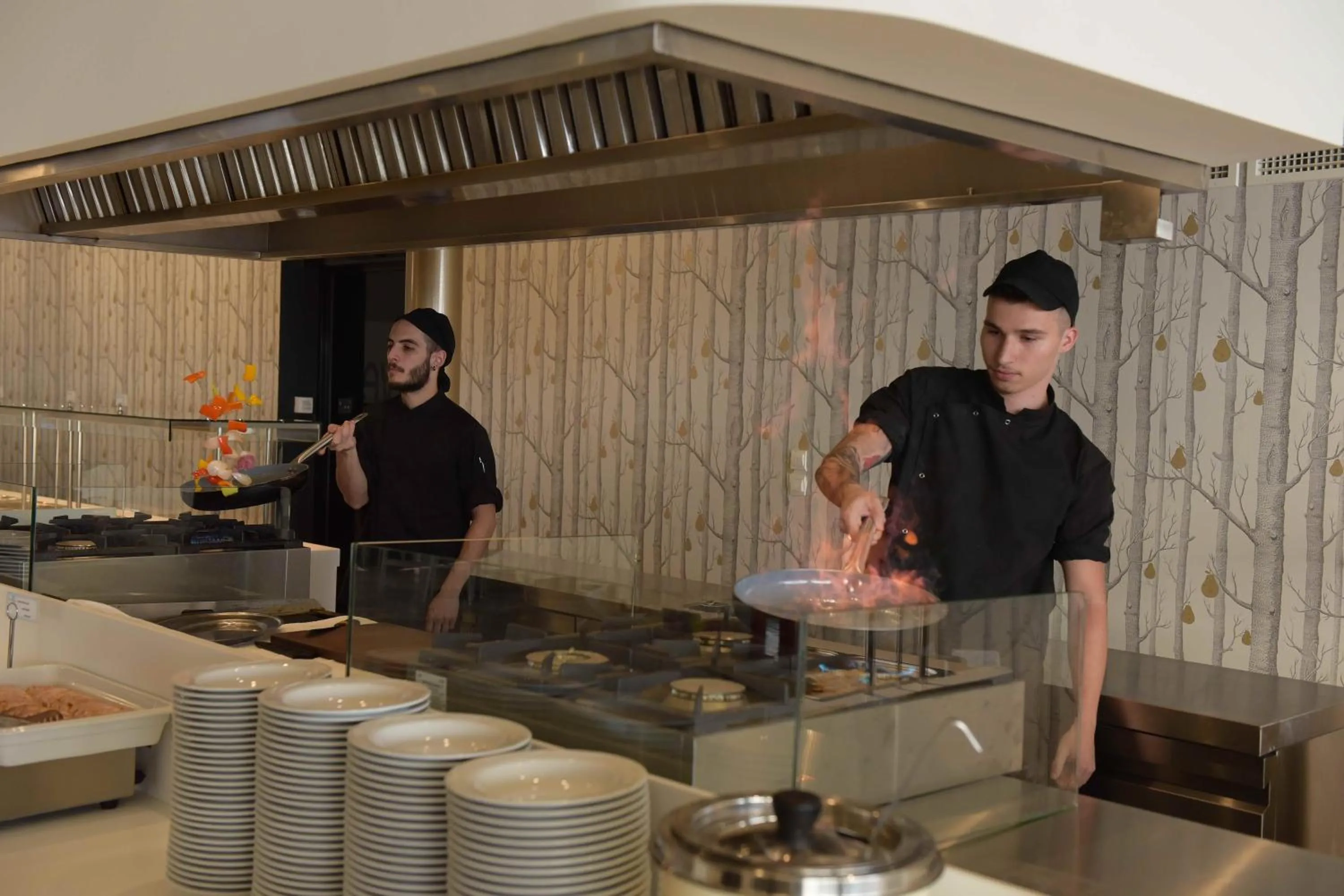 Staff in Akrathos Beach Hotel