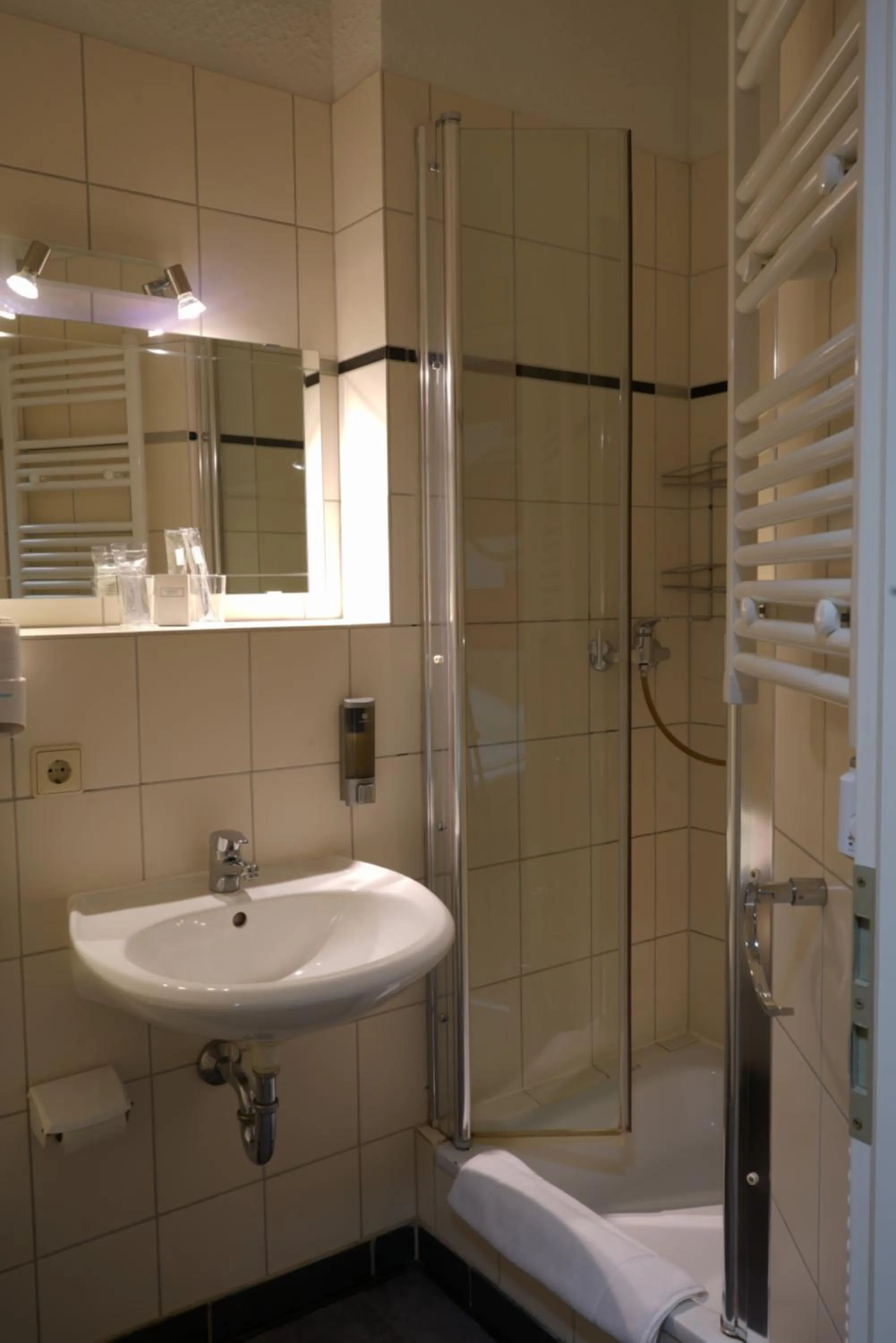 Bathroom in Gästehaus Lisakowski Pension am Brautwiesenpark