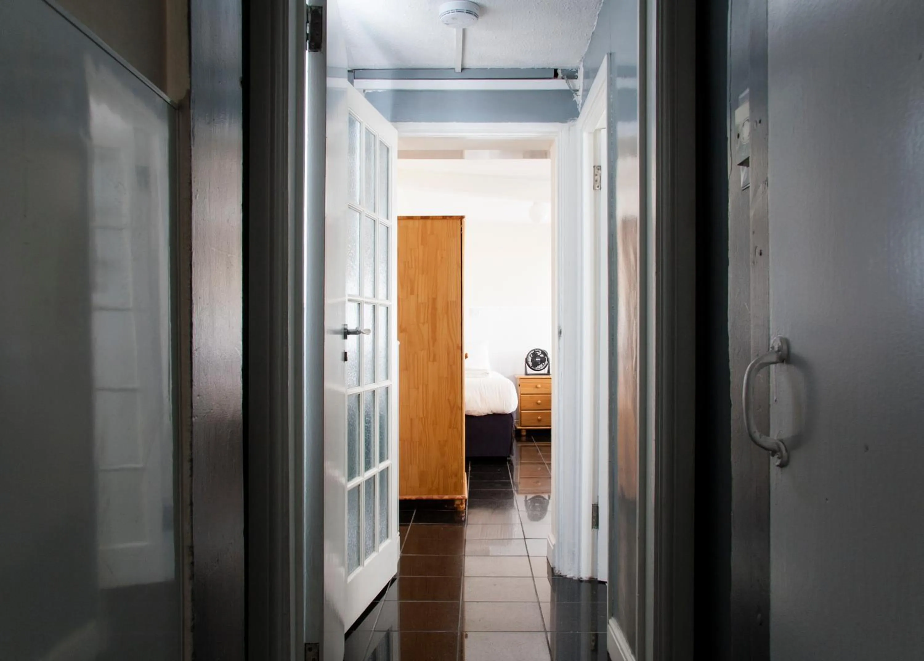 Bedroom in Caledonian Studio Flats