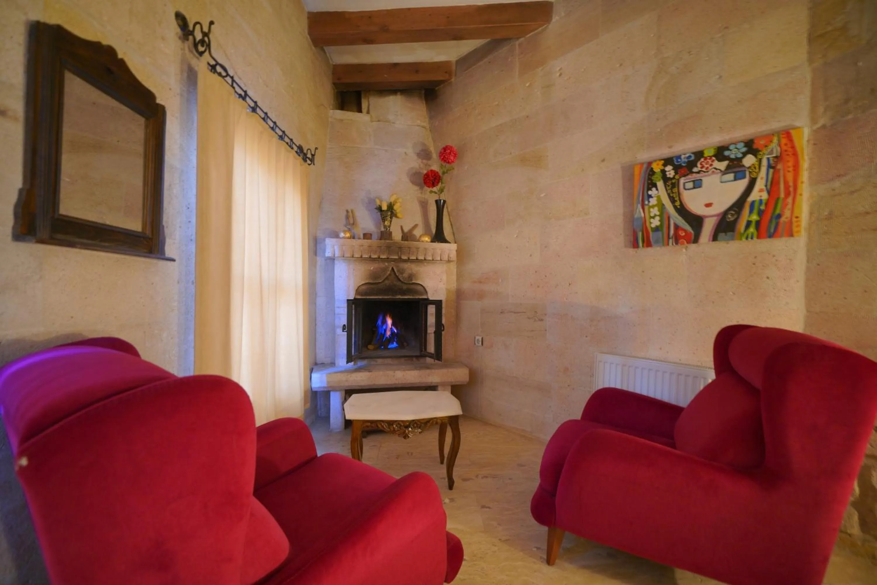 flat iron in Salkım Cave House