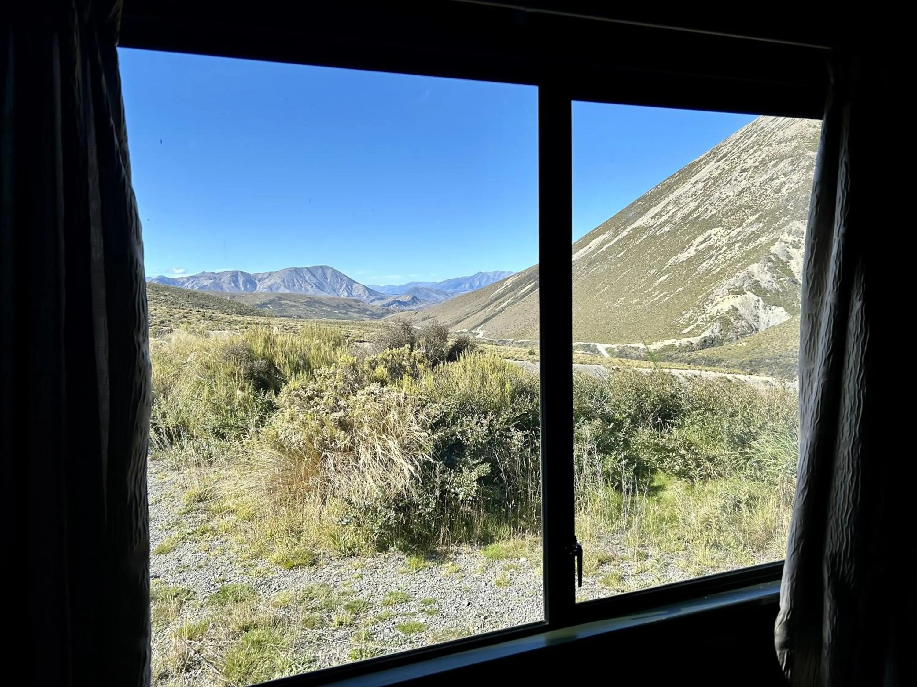 Mountain view in Porters Lodge