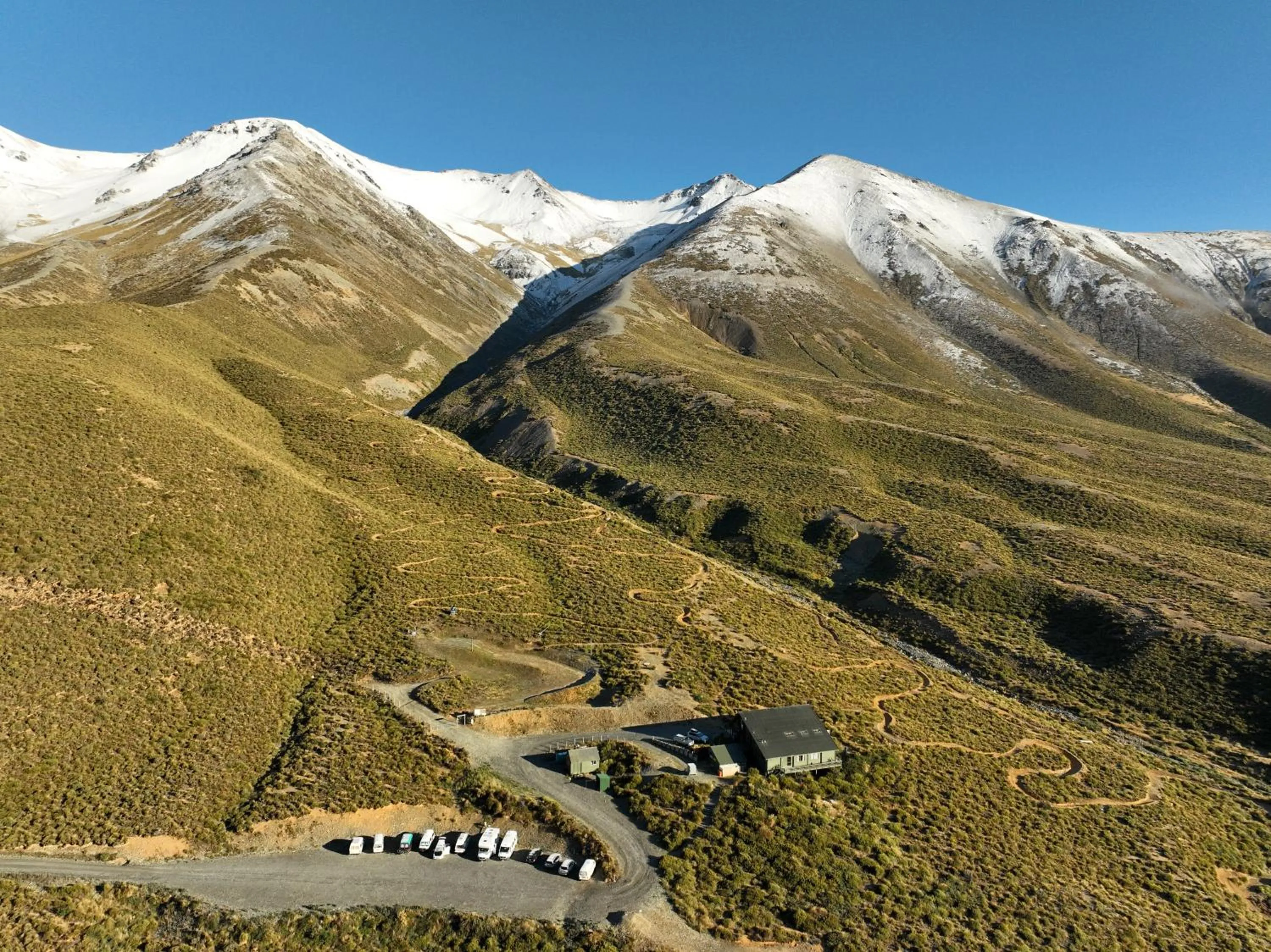 Mountain view in Porters Lodge