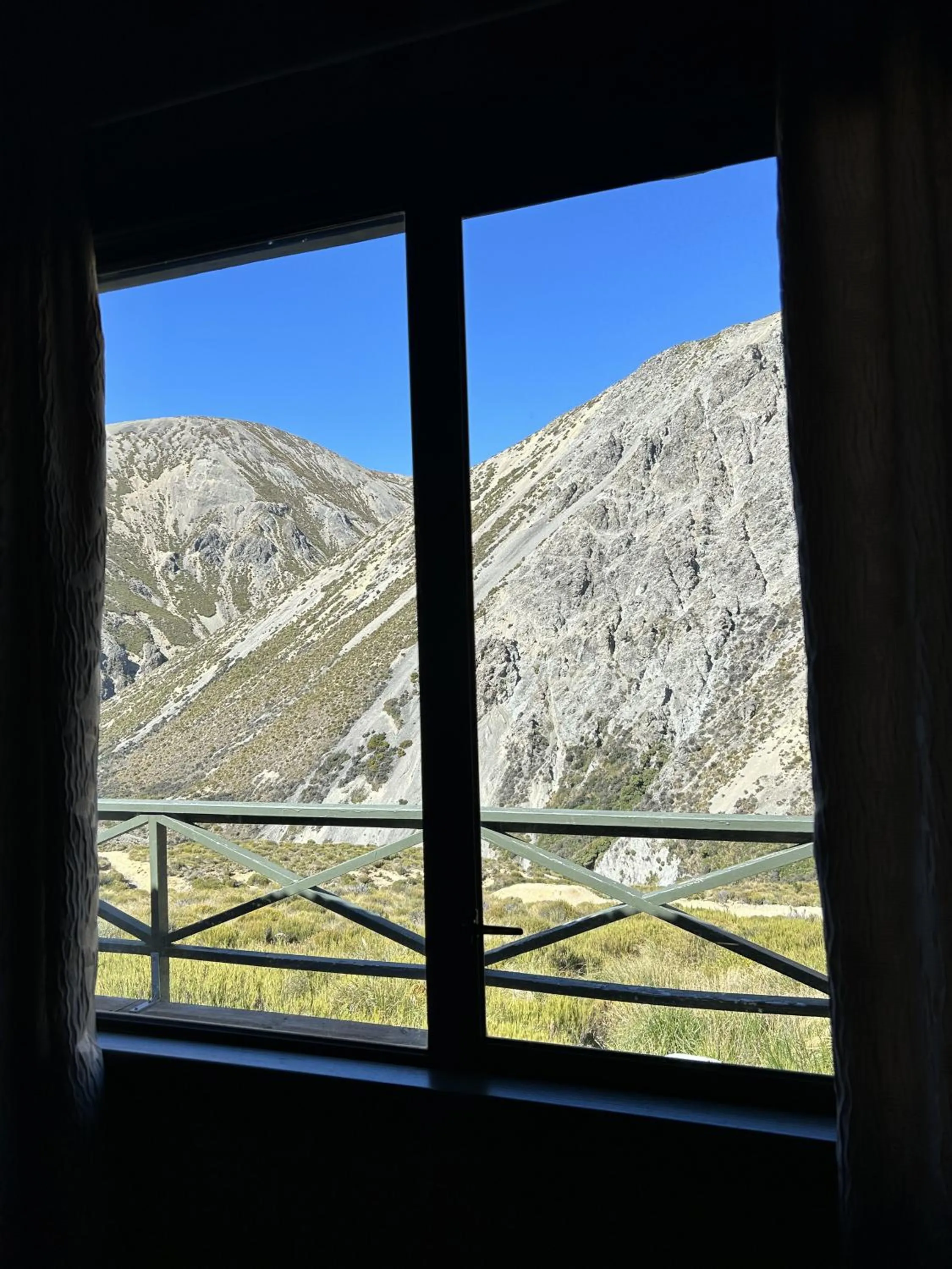 Mountain view in Porters Lodge