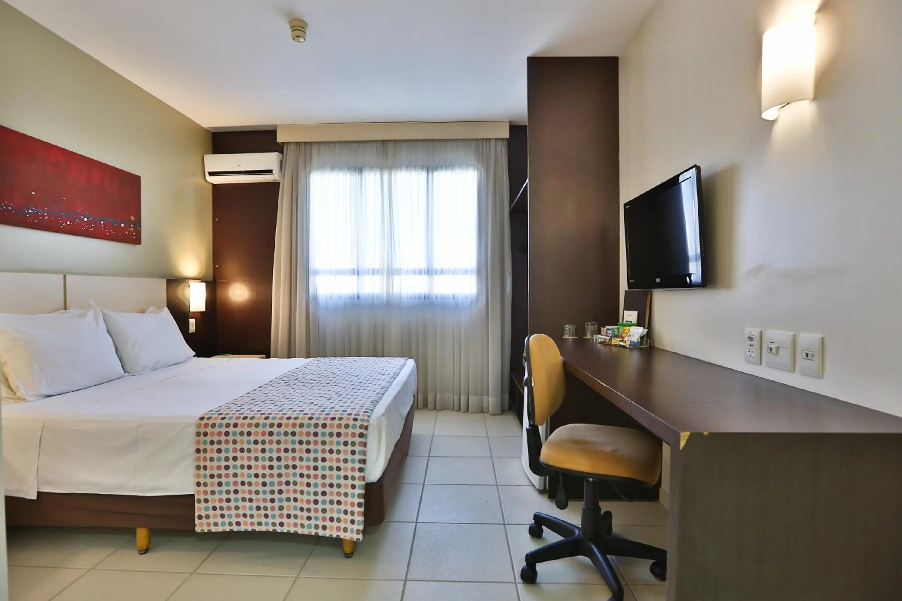 Bed in Comfort Hotel Goiânia