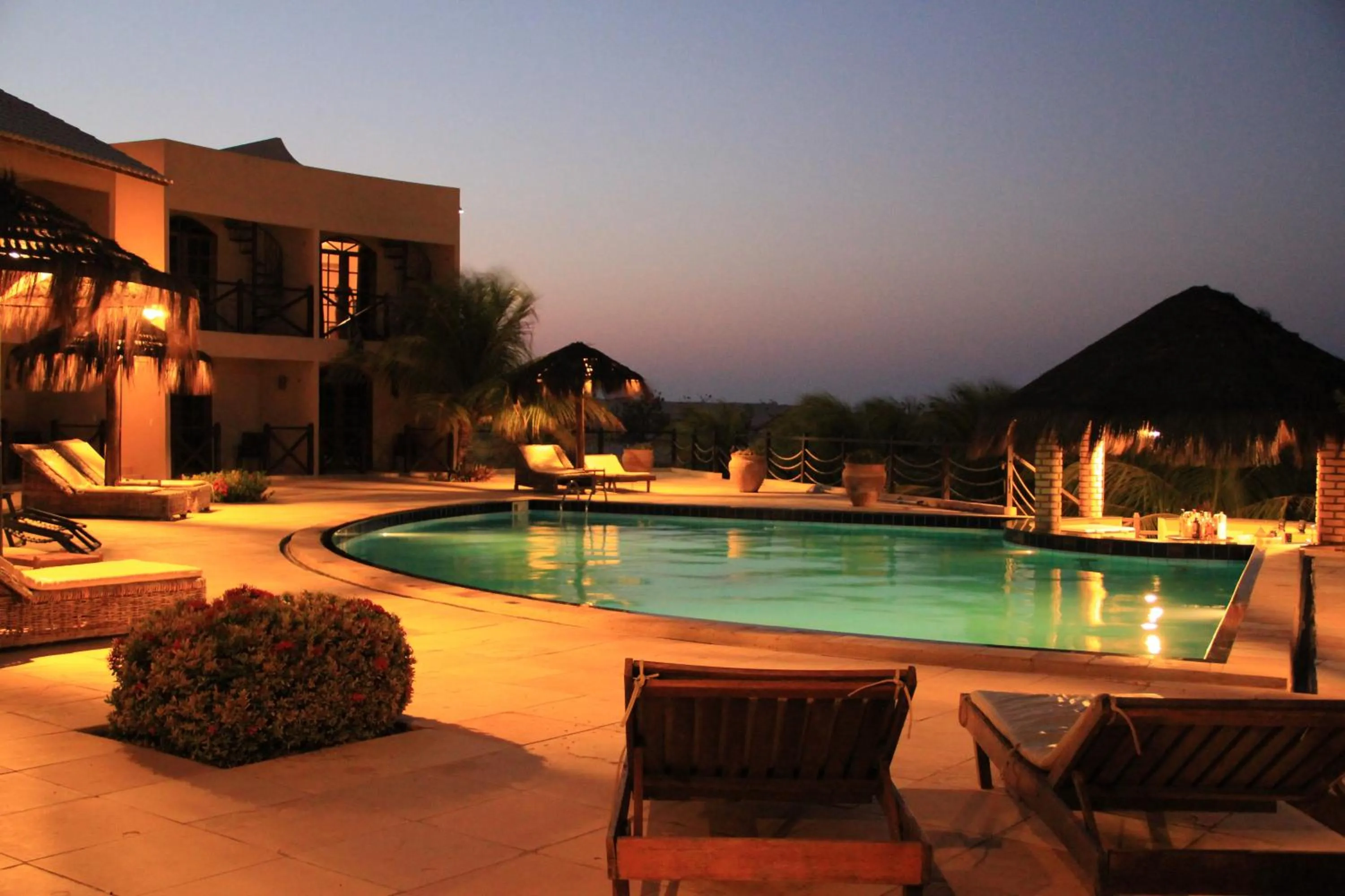 Swimming pool in Pousada Aruana