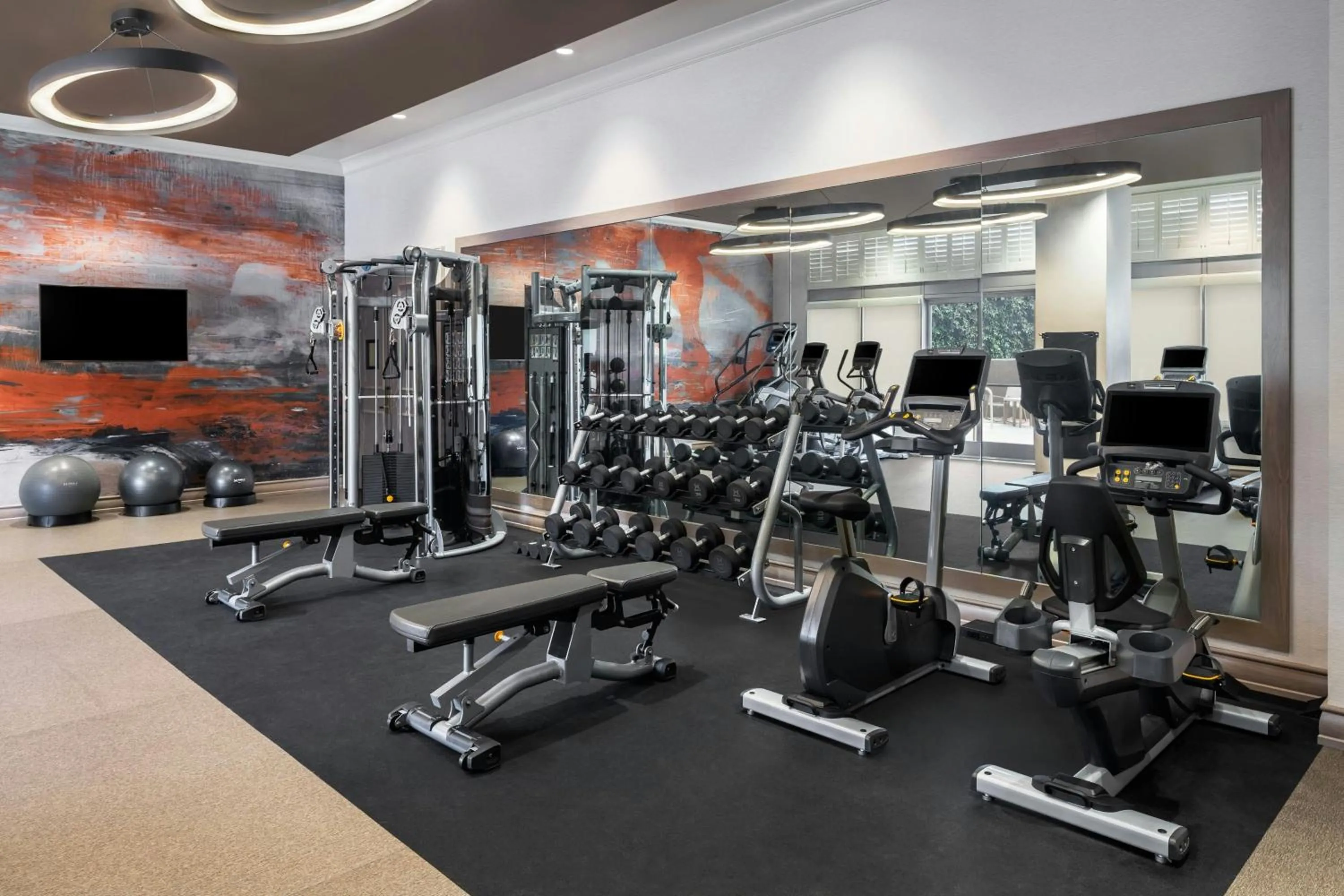 Fitness centre/facilities in San Diego Marriott Del Mar