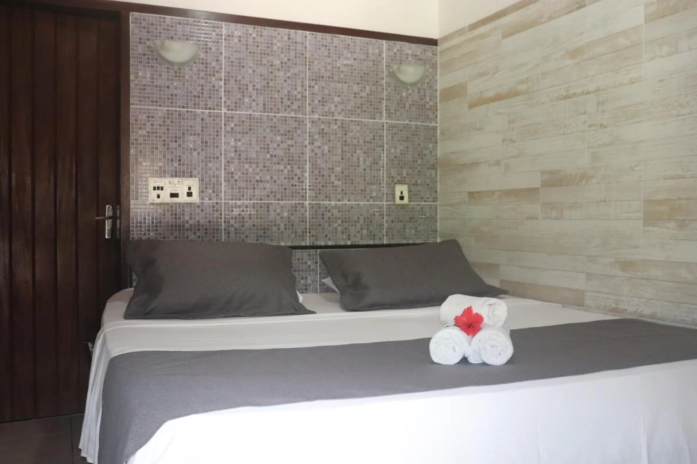 Bed in Pousada Marajoara - Pipa