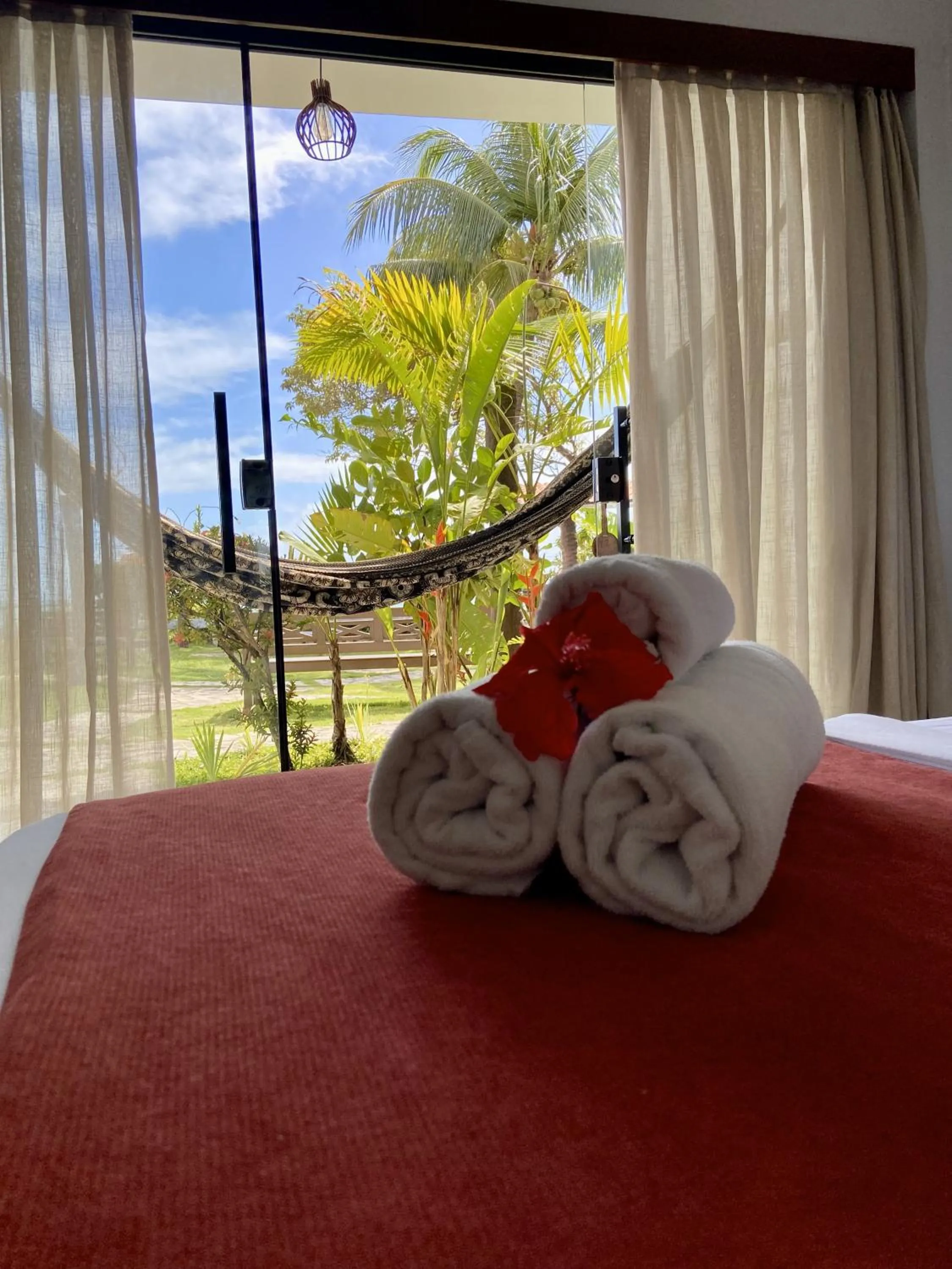 Bed in Pousada Marajoara - Pipa