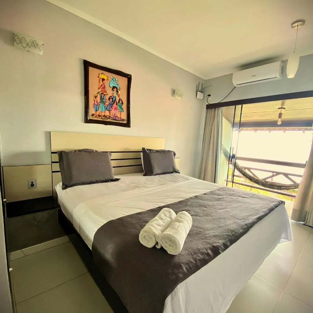 Bed in Pousada Marajoara - Pipa