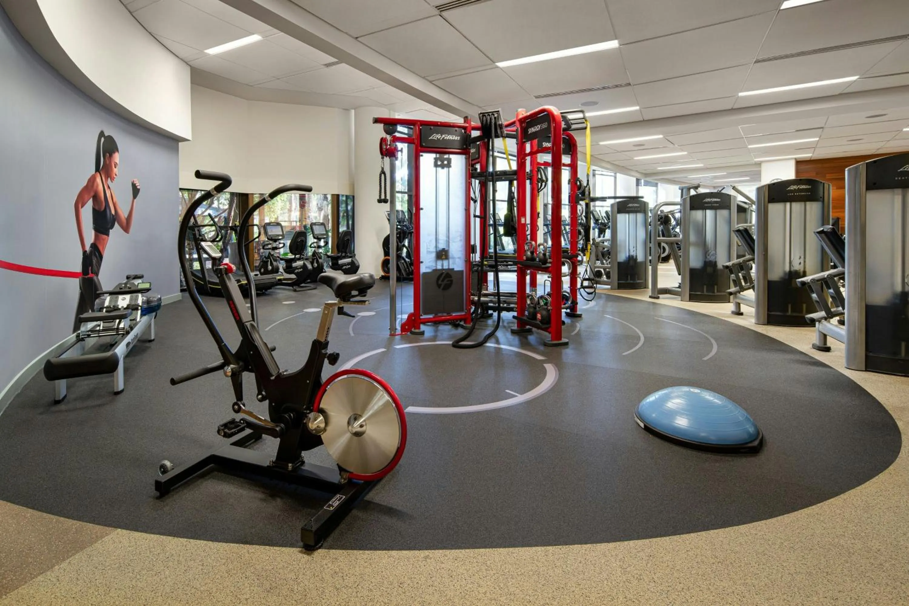 Fitness centre/facilities in Marriott Marquis San Diego Marina