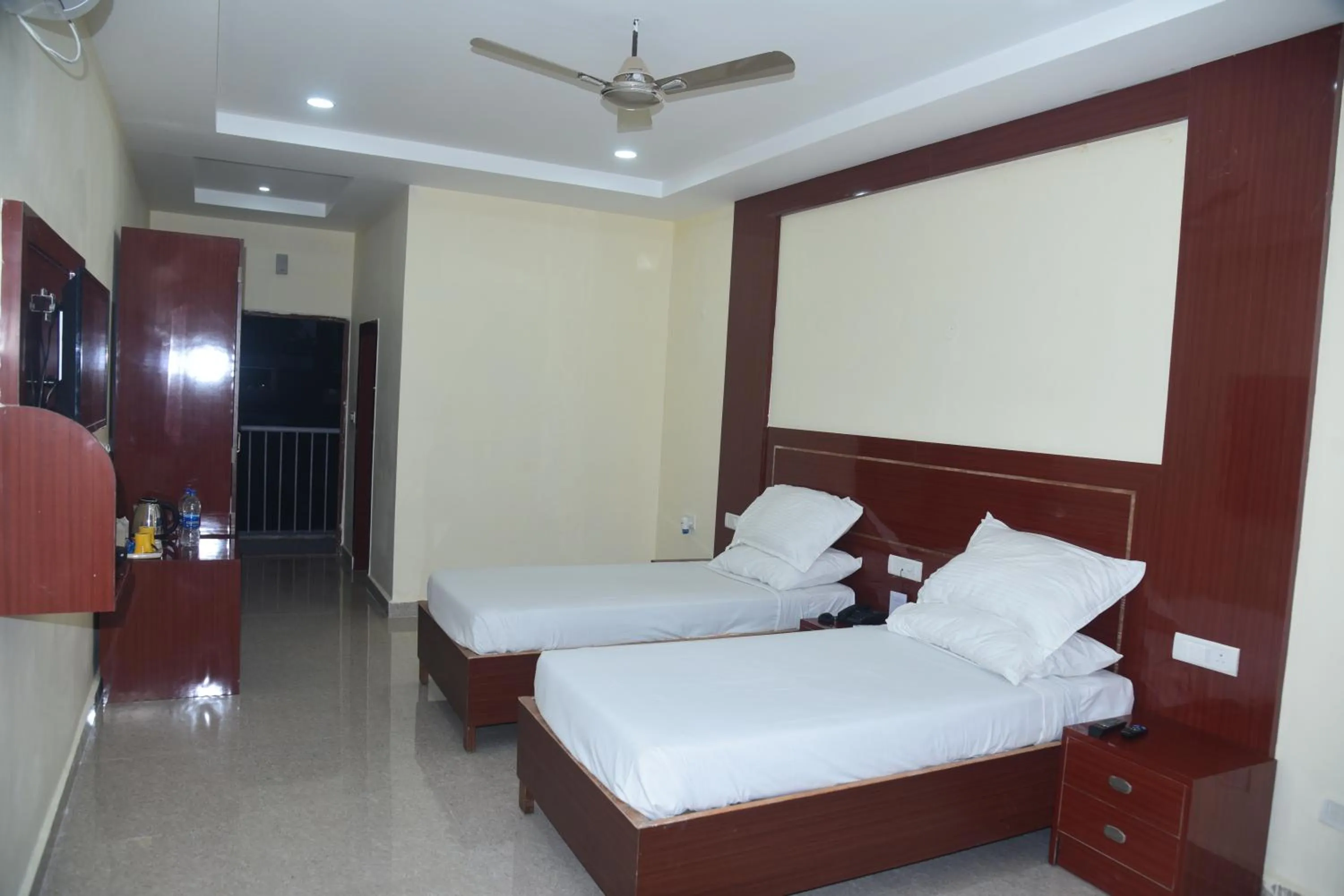 Bed in Indo Hokke Hotel