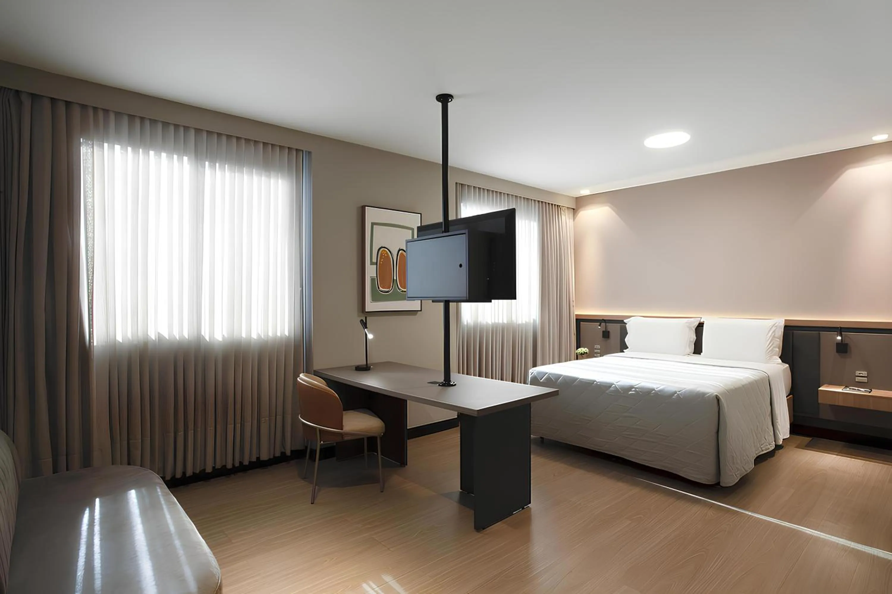 Decorative detail, Bed in Intercity Cuiabá